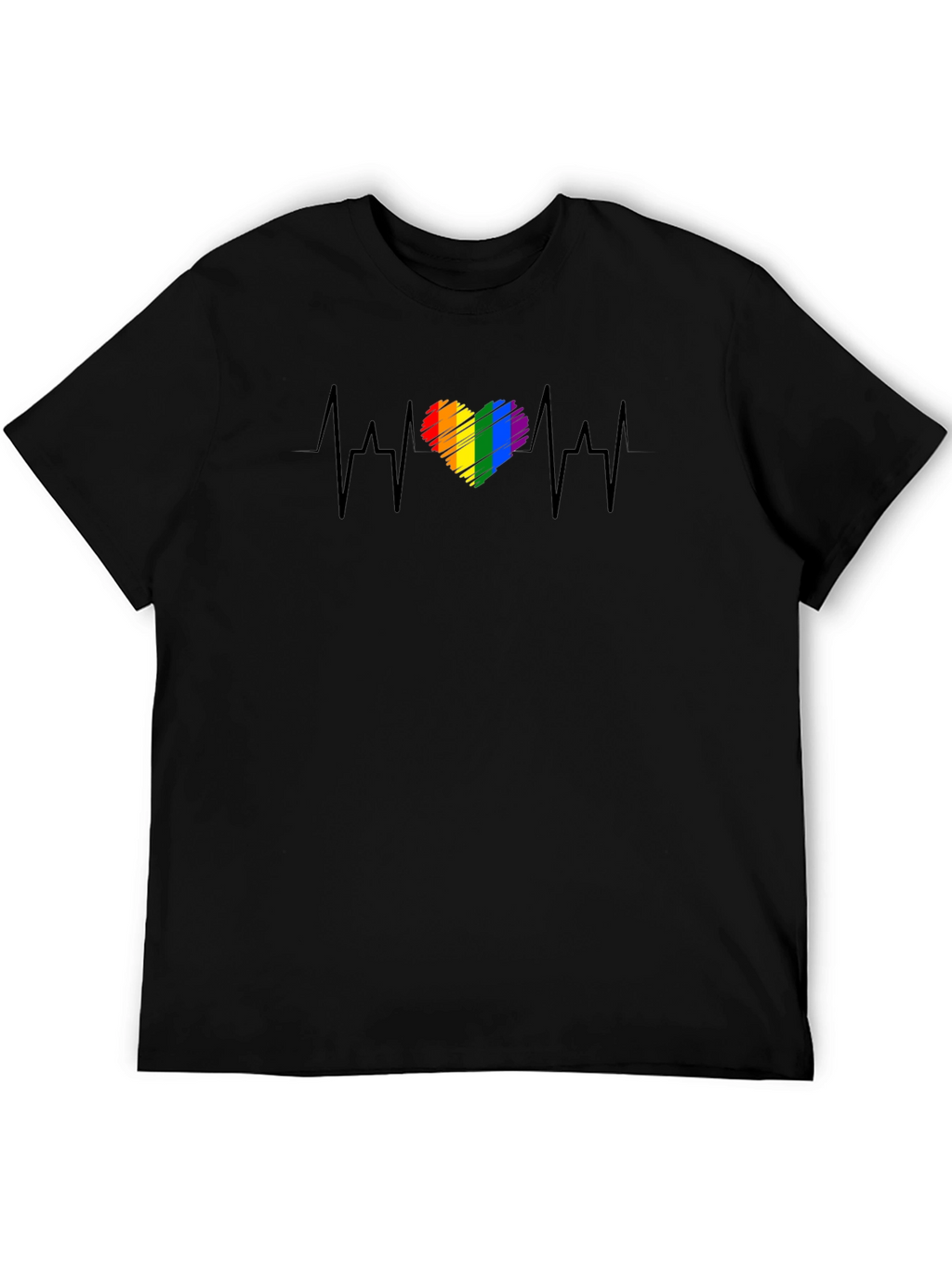 LGBT Heartbeat Pride T-Shirt - Love Wins