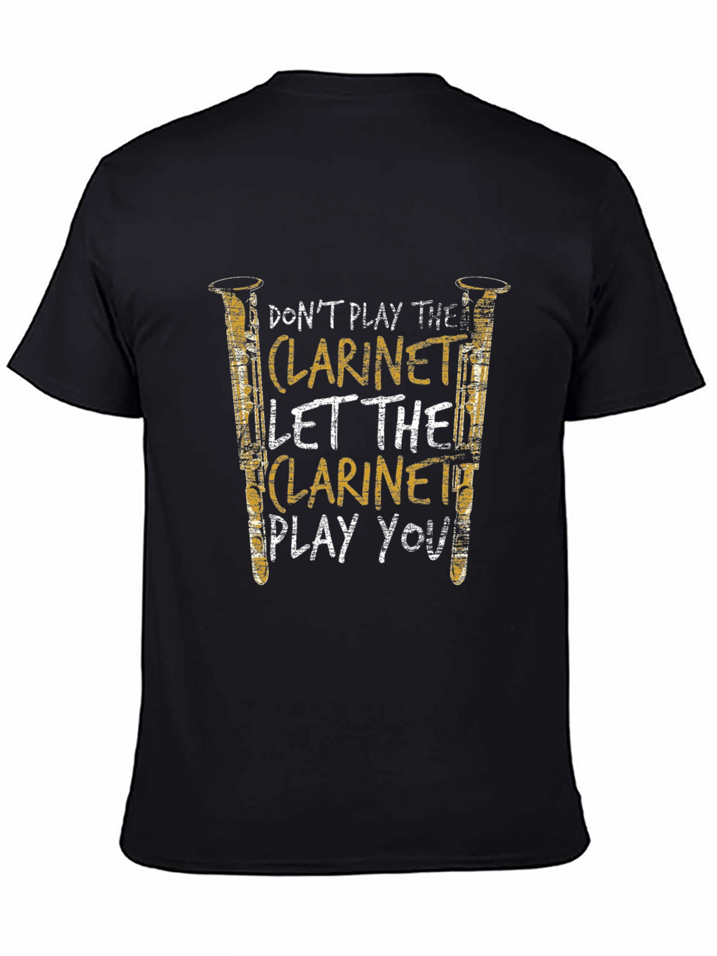 Clarinet Player Graphic T-Shirt - Music Lover Tee