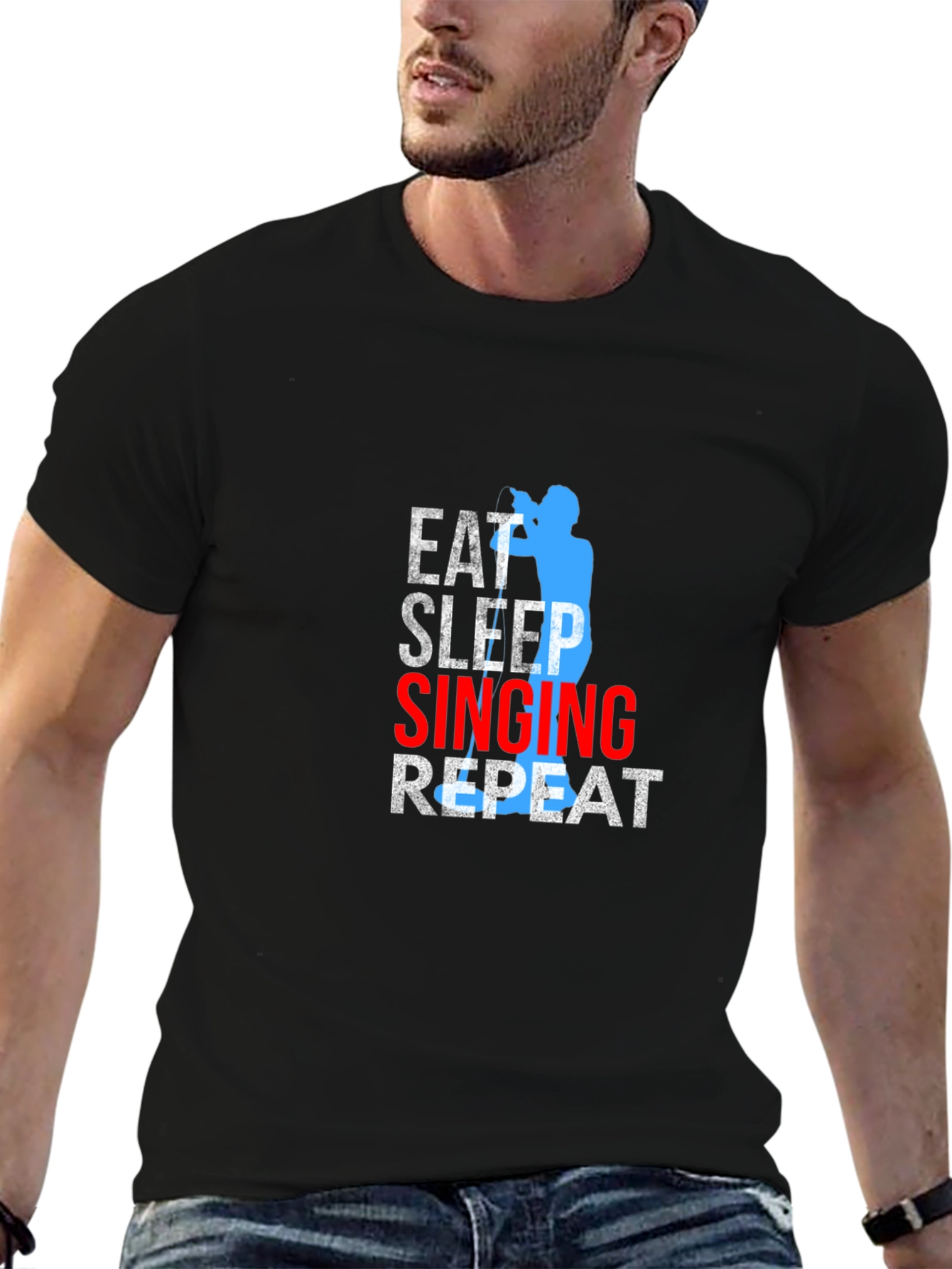 Eat Sleep Singing Repeat T-Shirt