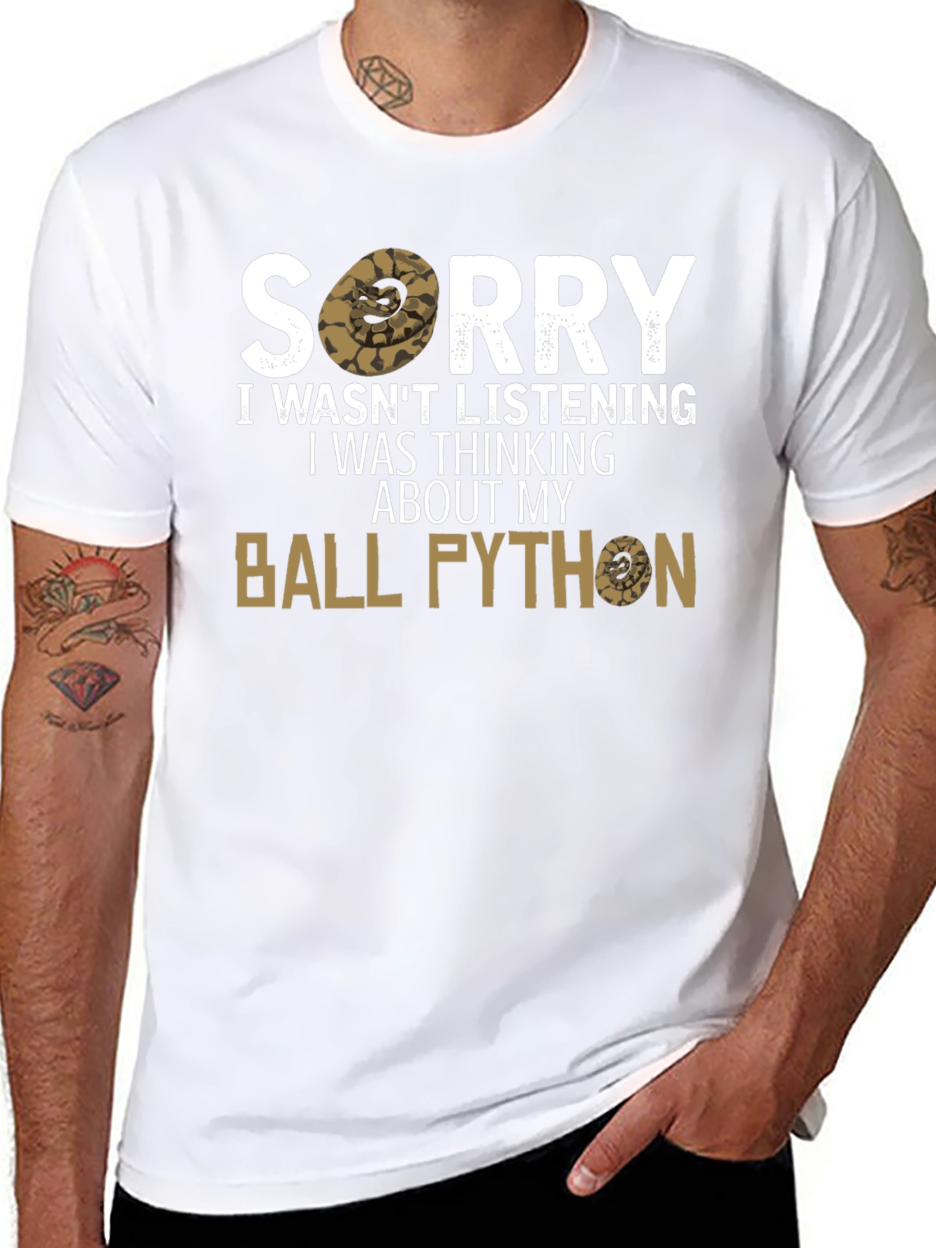 Ball Python Lover T-Shirt Sorry Not Listening