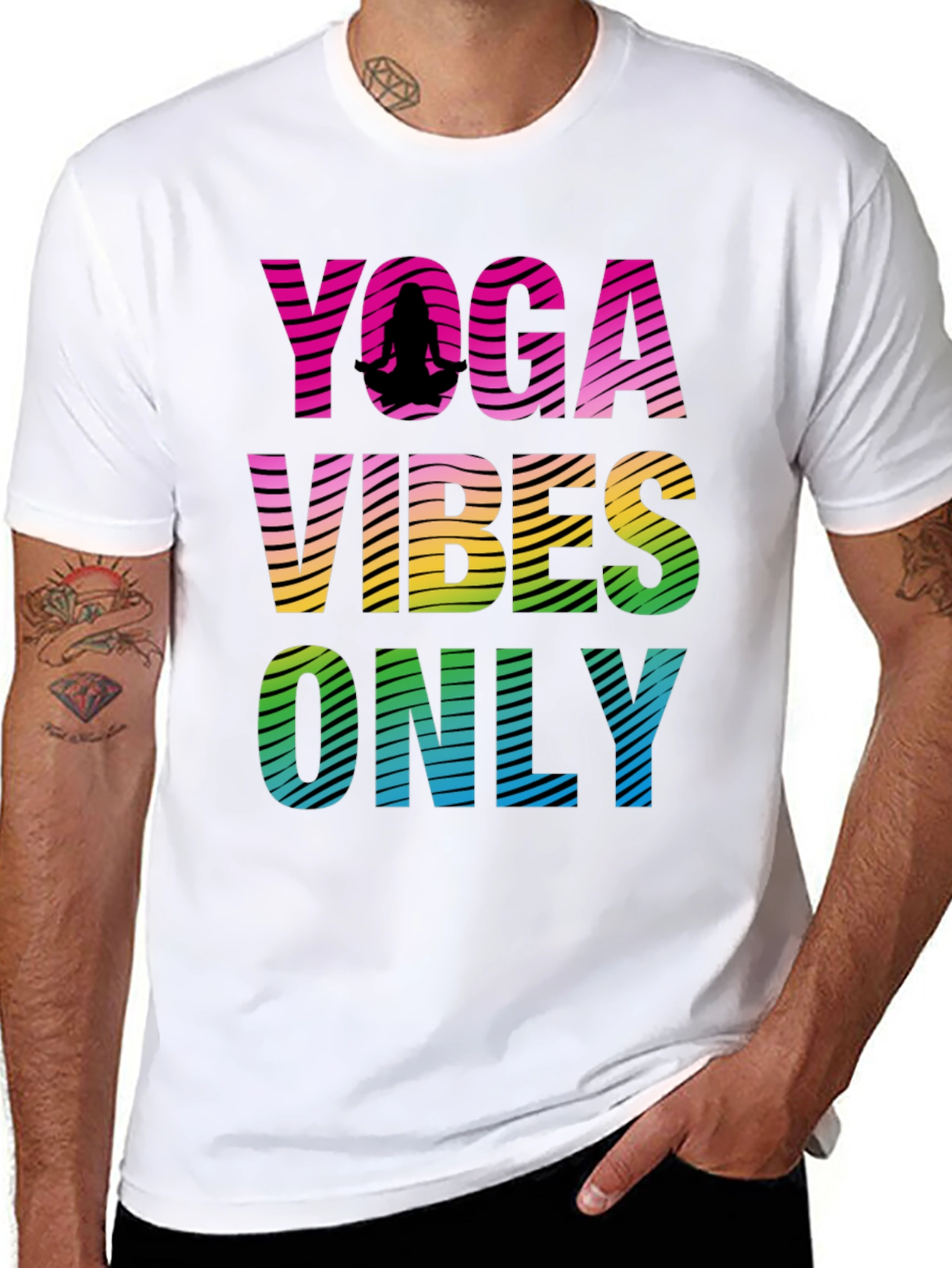 Yoga Vibes Only Graphic Tee