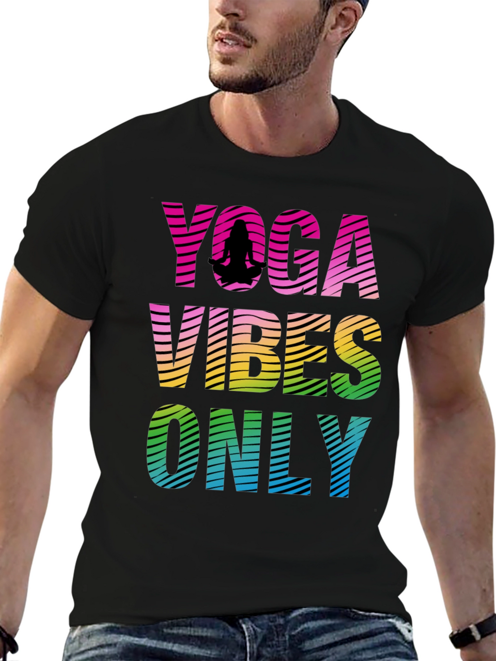 Yoga Vibes Only Graphic Tee