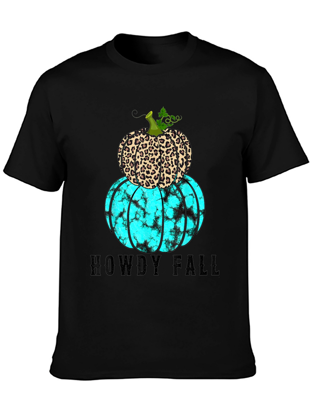 Howdy Fall Stacked Pumpkin Graphic Tee