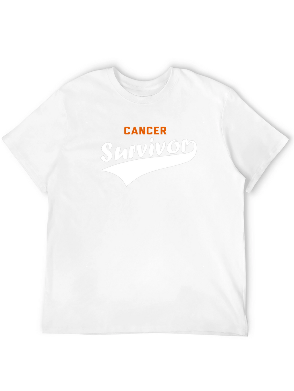 Cancer Survivor T-Shirt - Black Cotton Tee