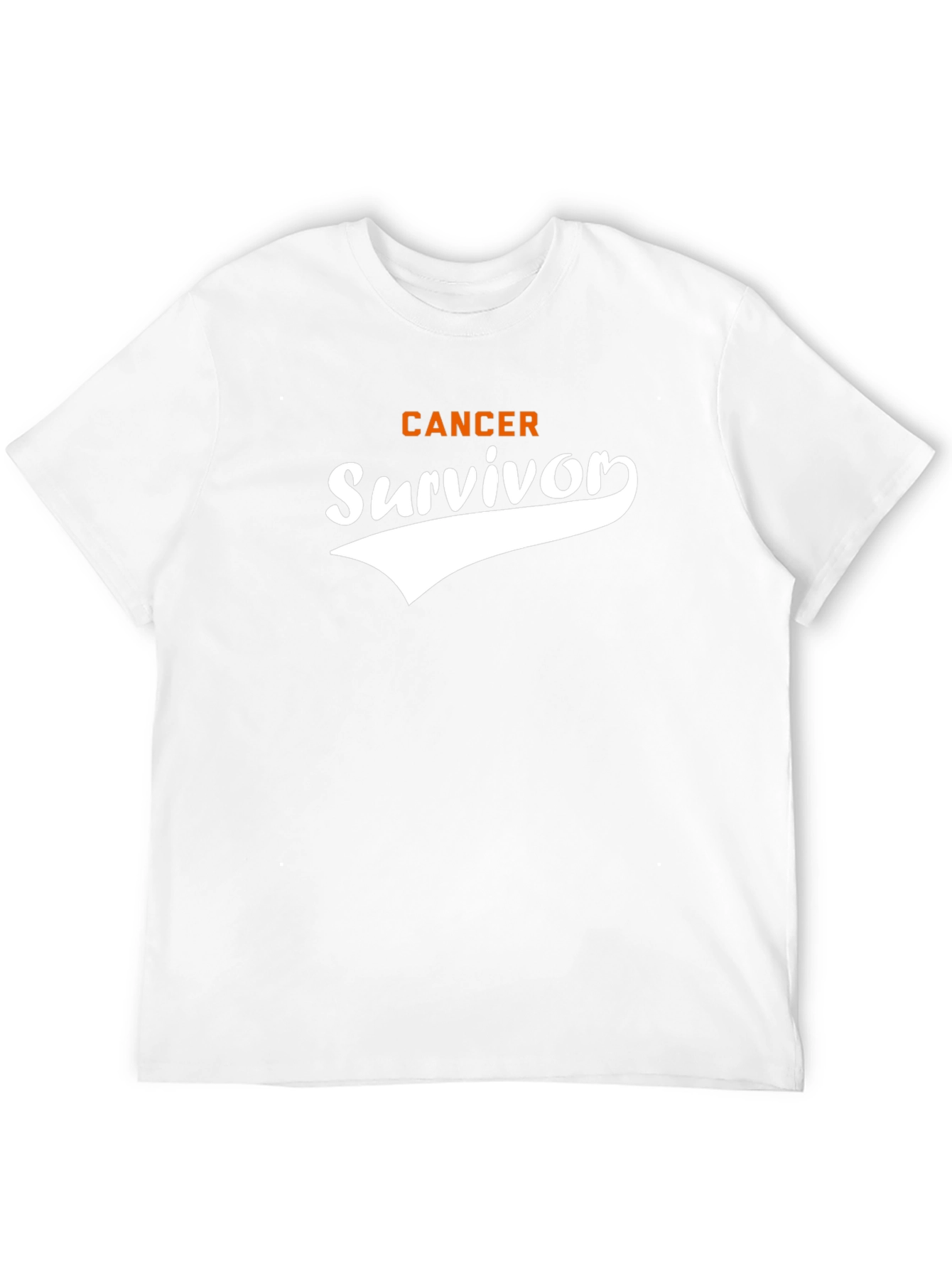 Cancer Survivor T-Shirt - Black Cotton Tee