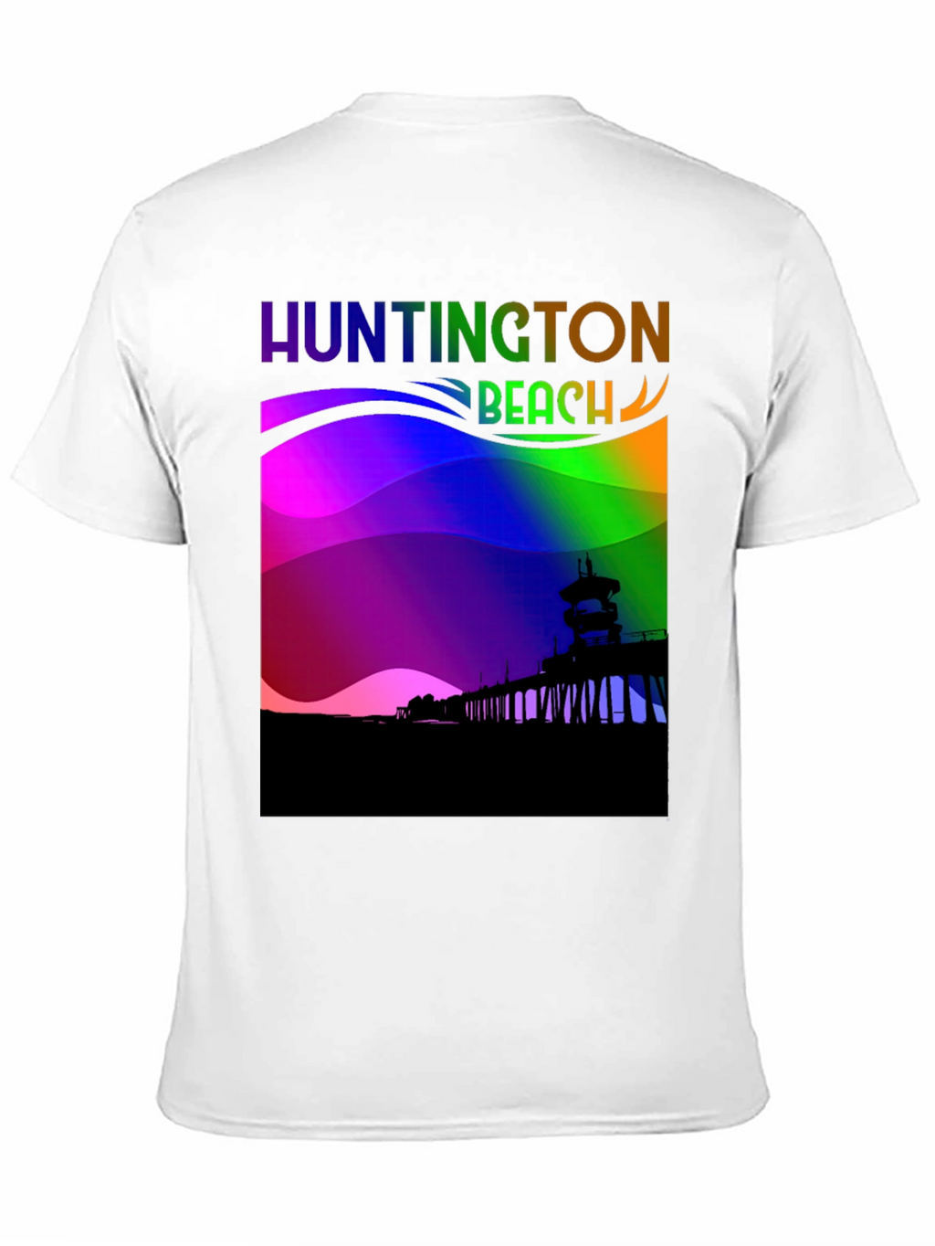 Huntington Beach Rainbow T-Shirt