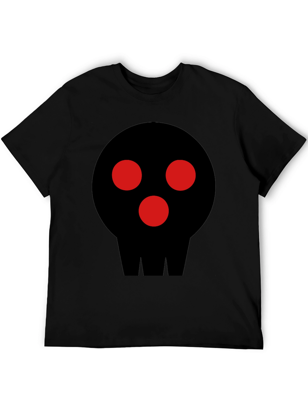 Graphic Skull T-Shirt - Mens Black Tee