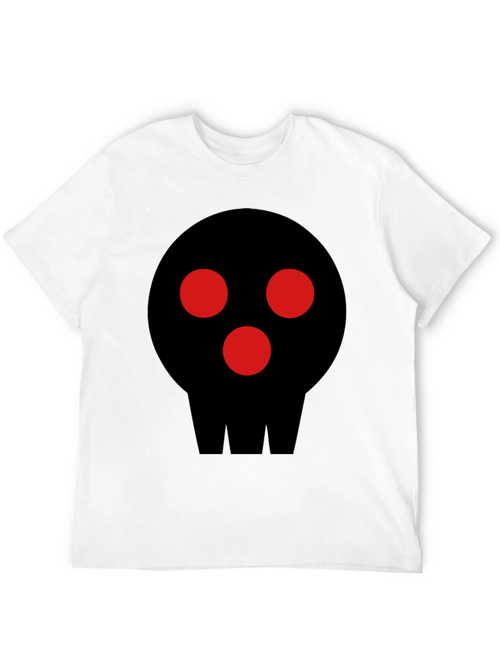 Graphic Skull T-Shirt - Mens Black Tee