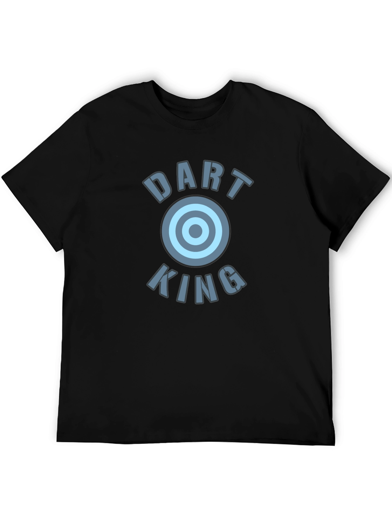 Dart King Graphic Tee - Black Short Sleeve Shirt