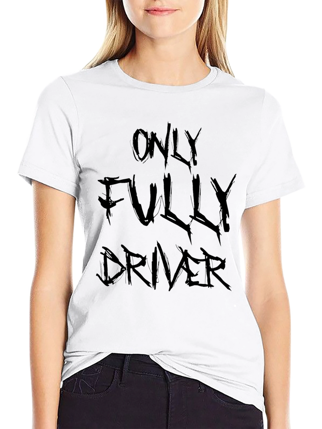 Only Fully Driver Black Graphic Tee