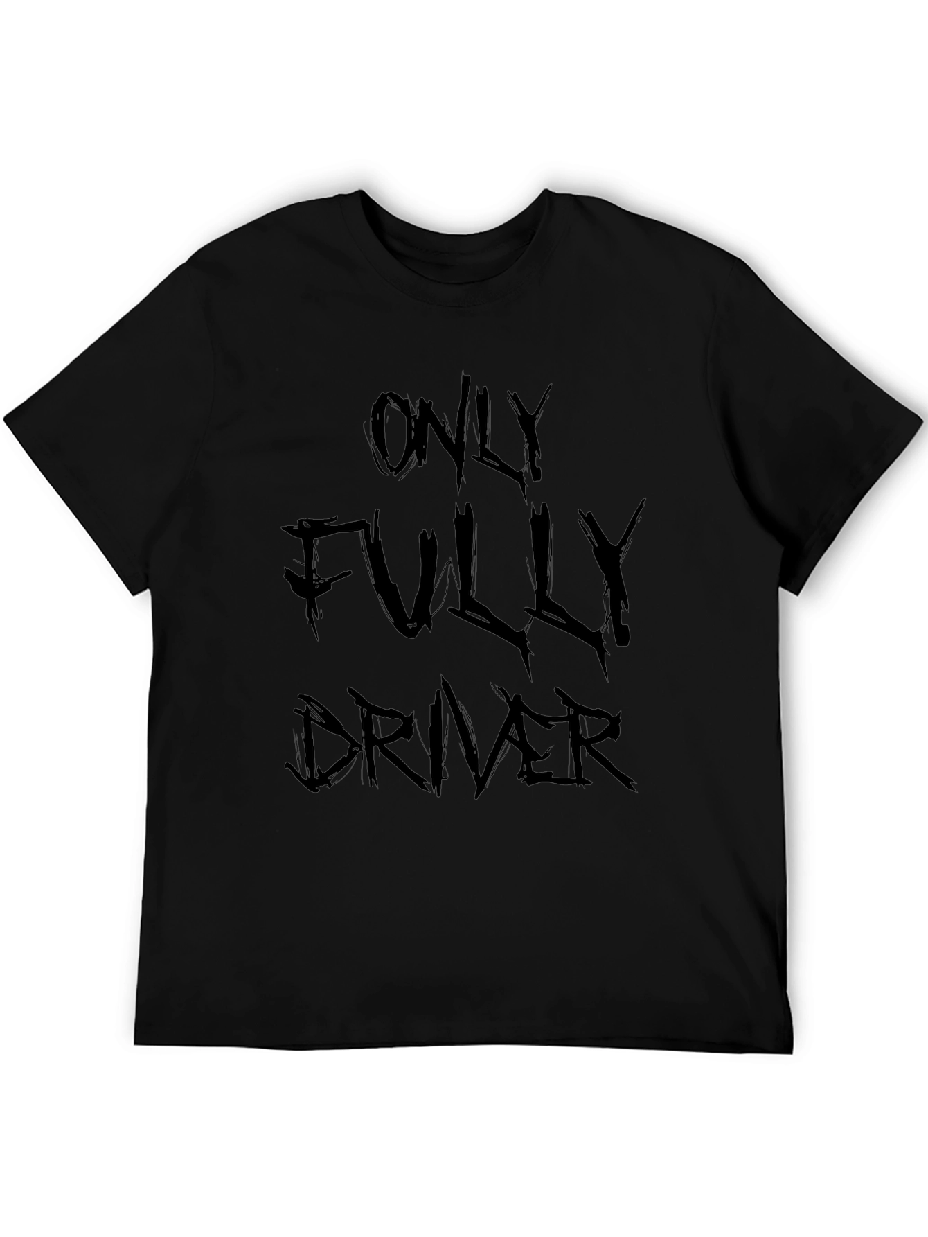 Only Fully Driver Black Graphic Tee