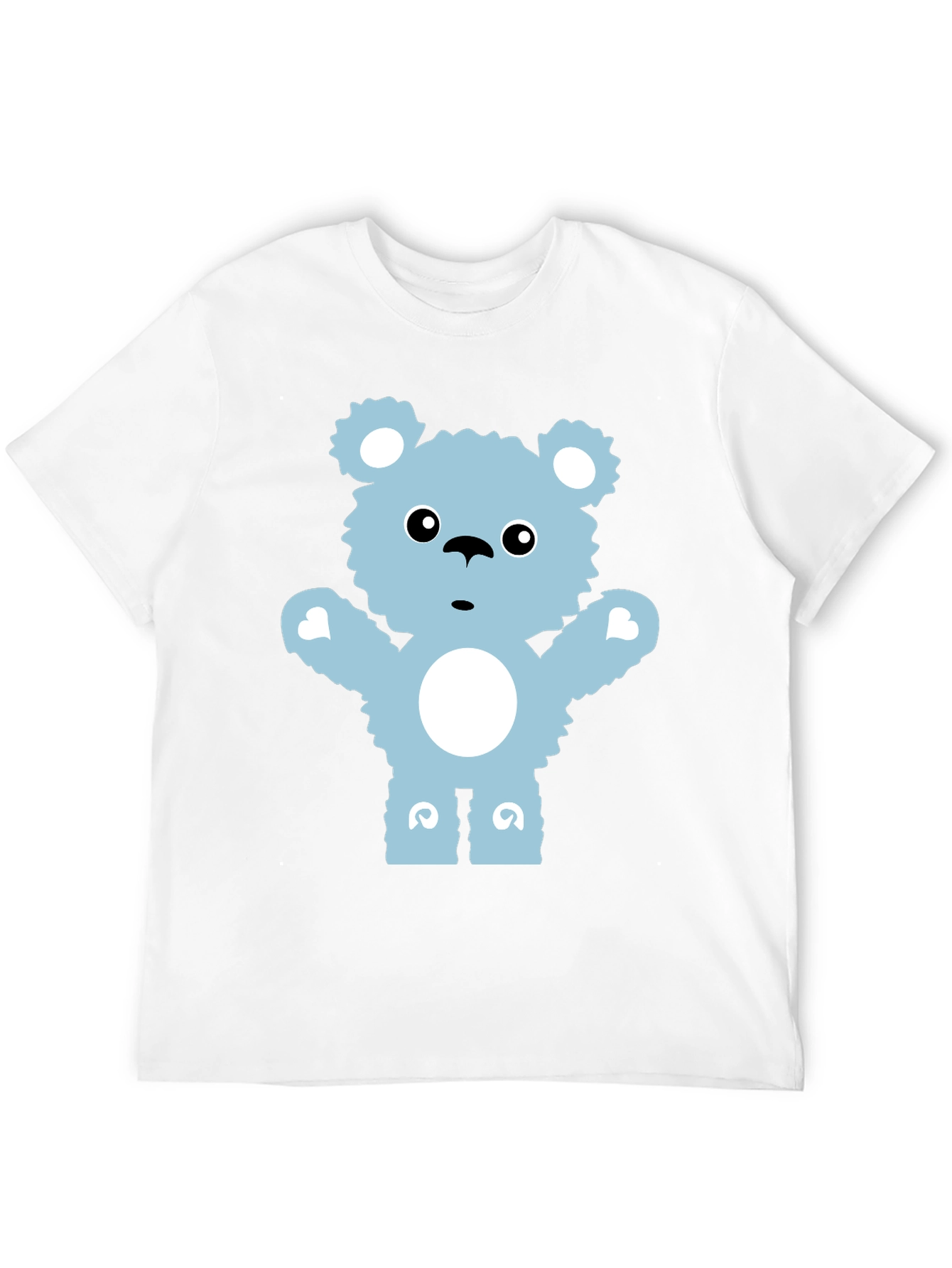 Cute Teddy Bear Graphic T-Shirt - Soft Cotton Blend