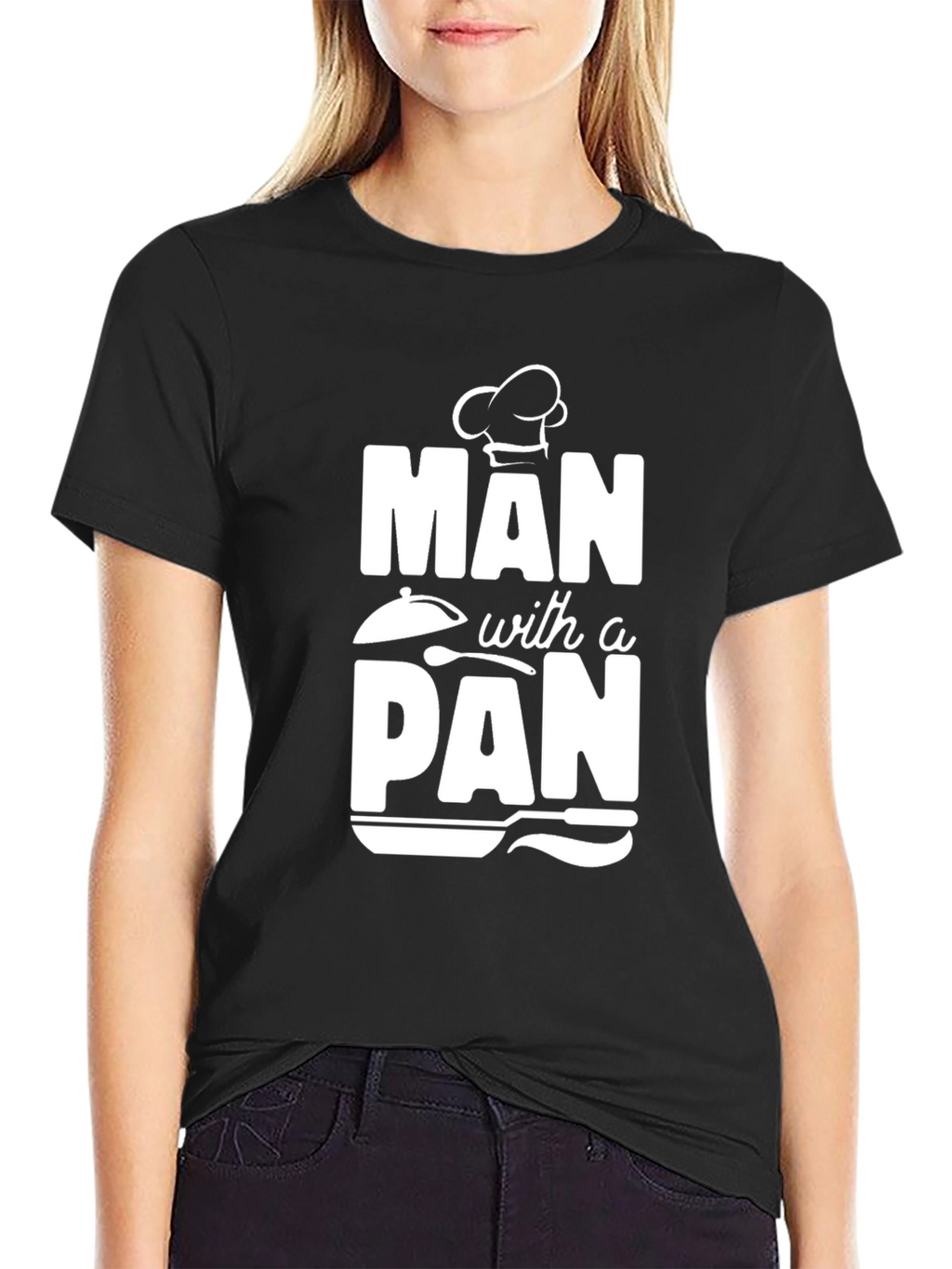 Man with a Pan T-Shirt - Chef Cooking Gift