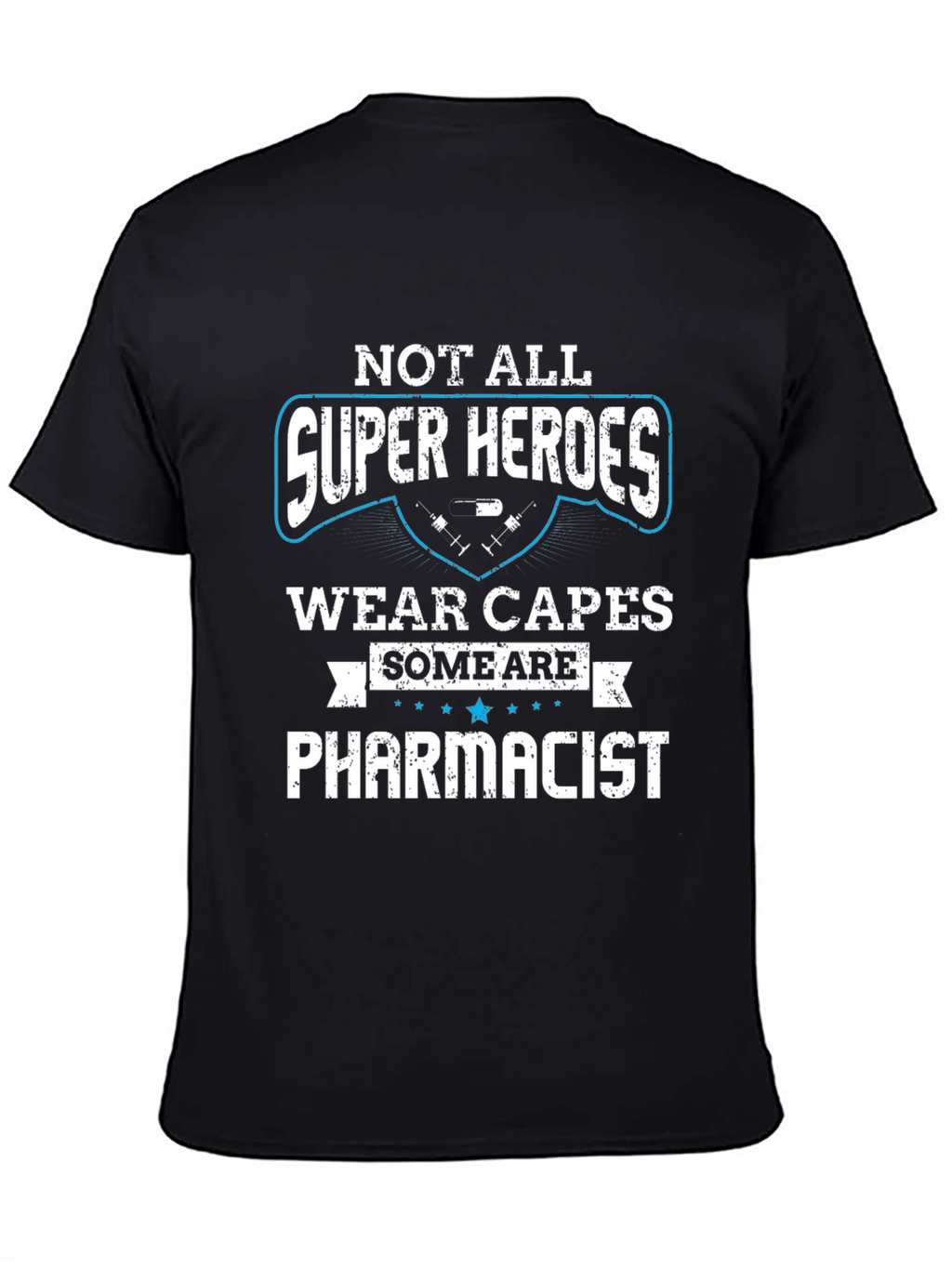 Pharmacist Super Hero Graphic T-Shirt