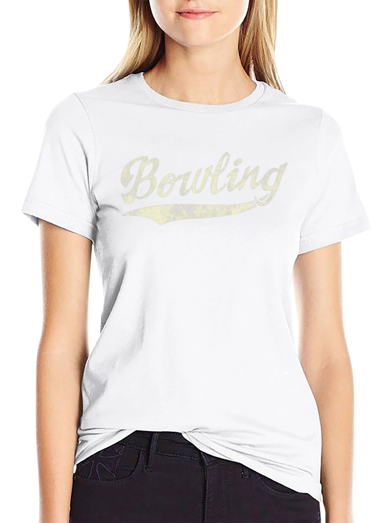 Vintage Bowling T-Shirt - Retro Sportswear