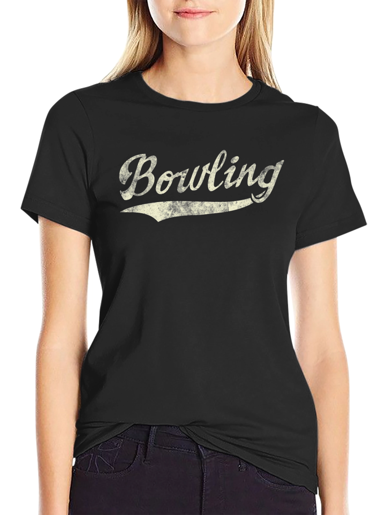 Vintage Bowling T-Shirt - Retro Sportswear