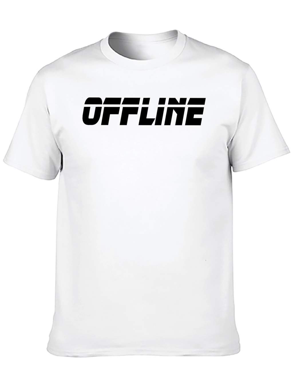 OFFLINE Graphic Tee - Black Casual T-Shirt