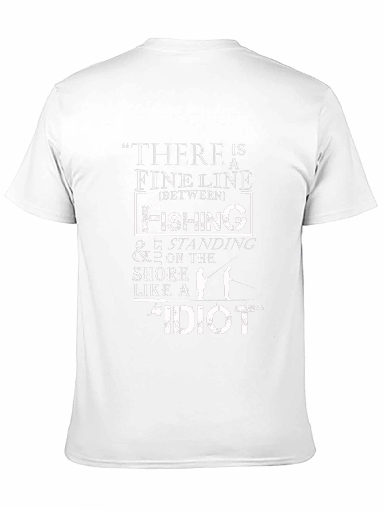 Funny Fishing T-Shirt - Fine Line Humor Tee