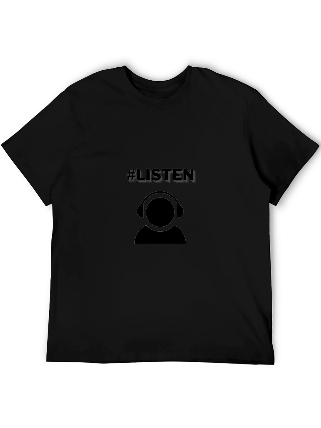 #Listen Graphic T-Shirt - Comfort & Style