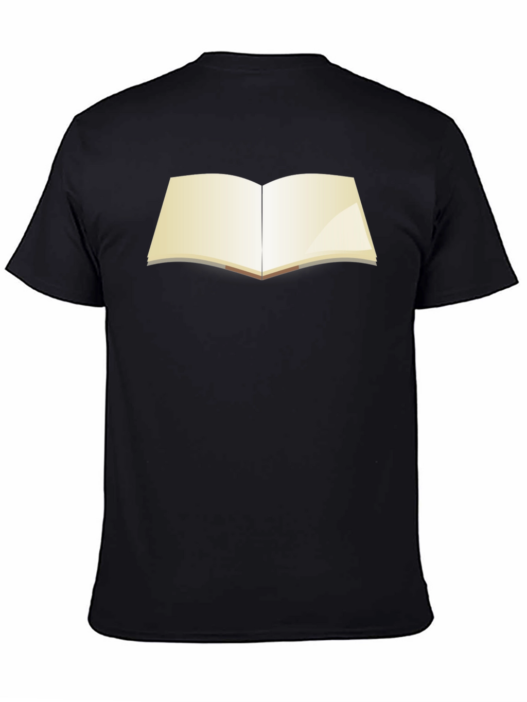 Open Book Graphic T-Shirt - Black Unisex Tee