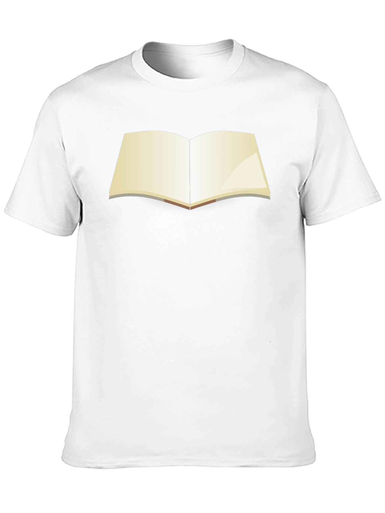 Open Book Graphic T-Shirt - Black Unisex Tee