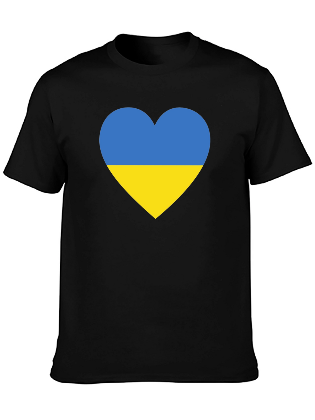 Ukraine Flag Heart T-Shirt
