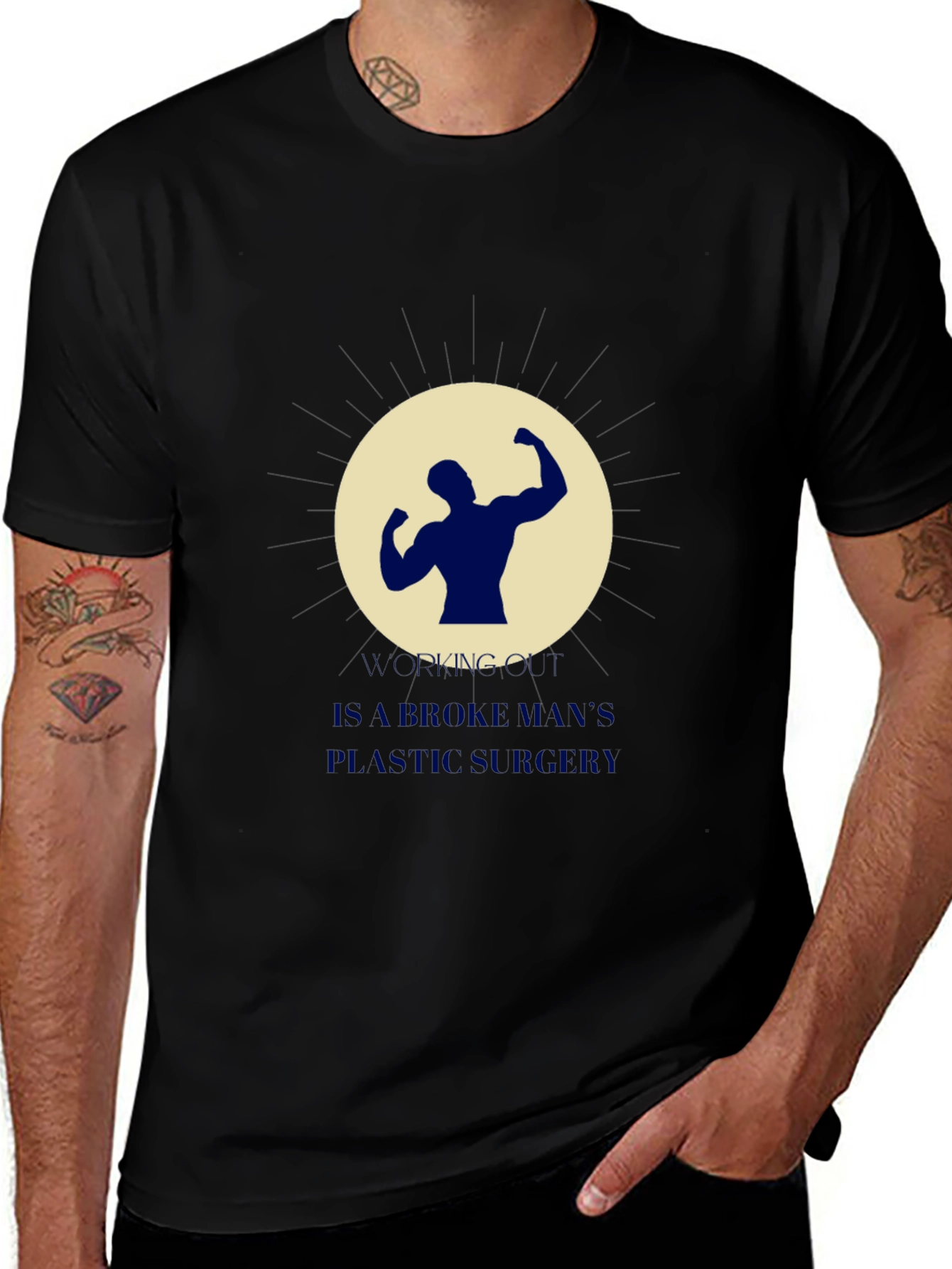 Gym Humor Graphic Tee - Workout Motivation Shirt