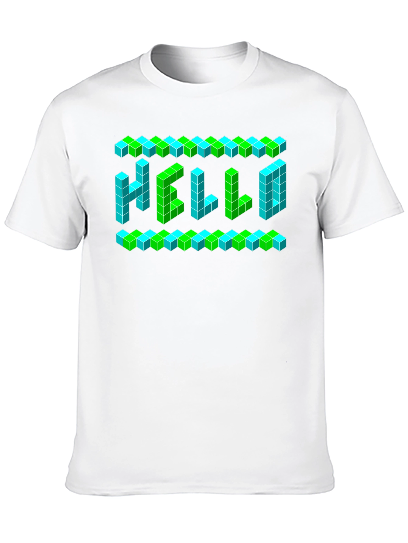 Pixel Hello T-Shirt - Retro Gaming Style