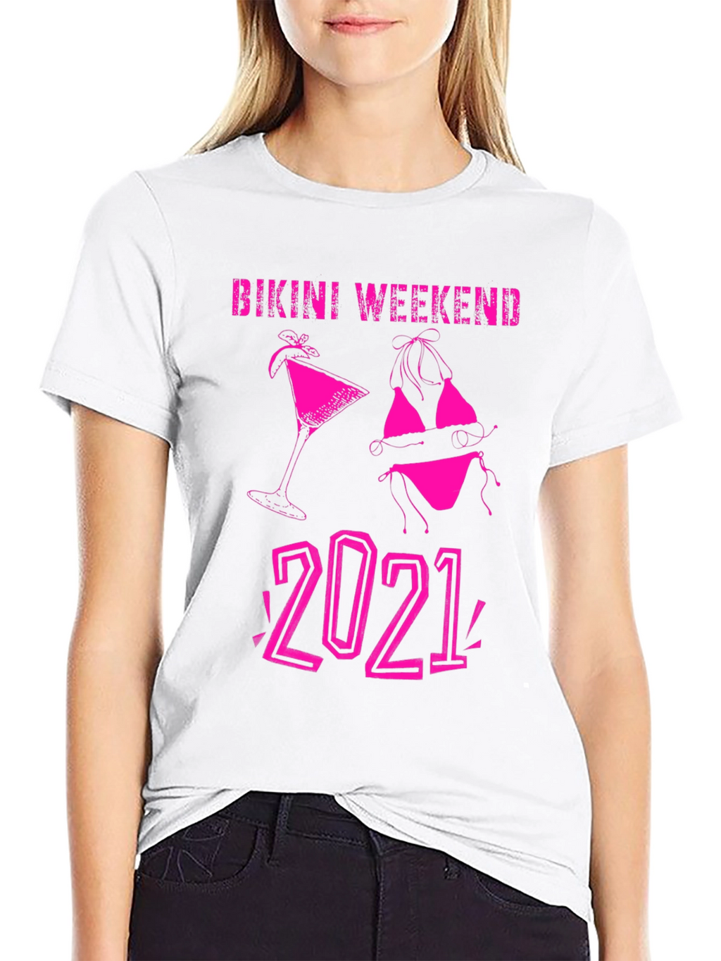 Bikini Weekend 2021 T-Shirt - Black