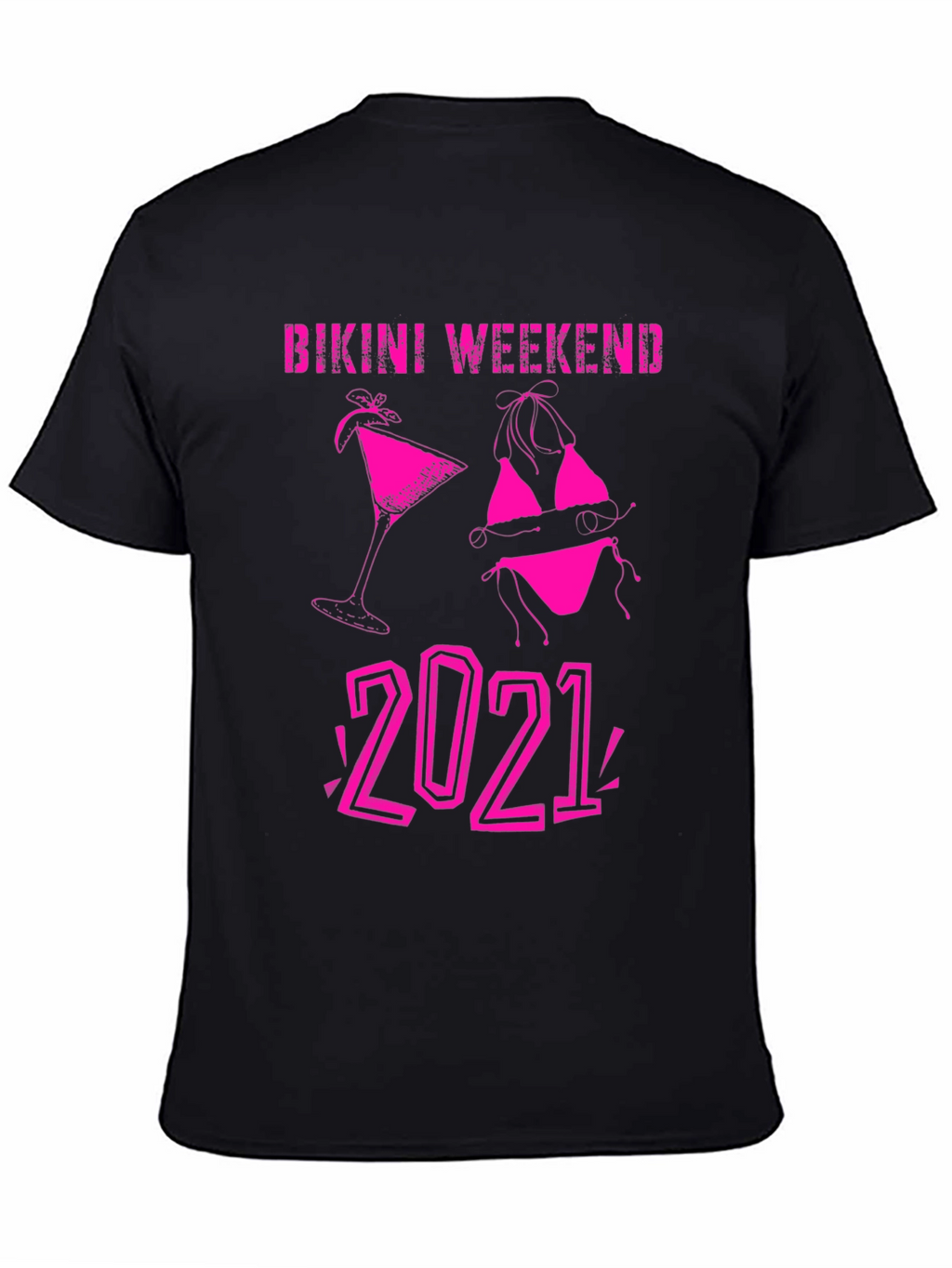Bikini Weekend 2021 T-Shirt - Black