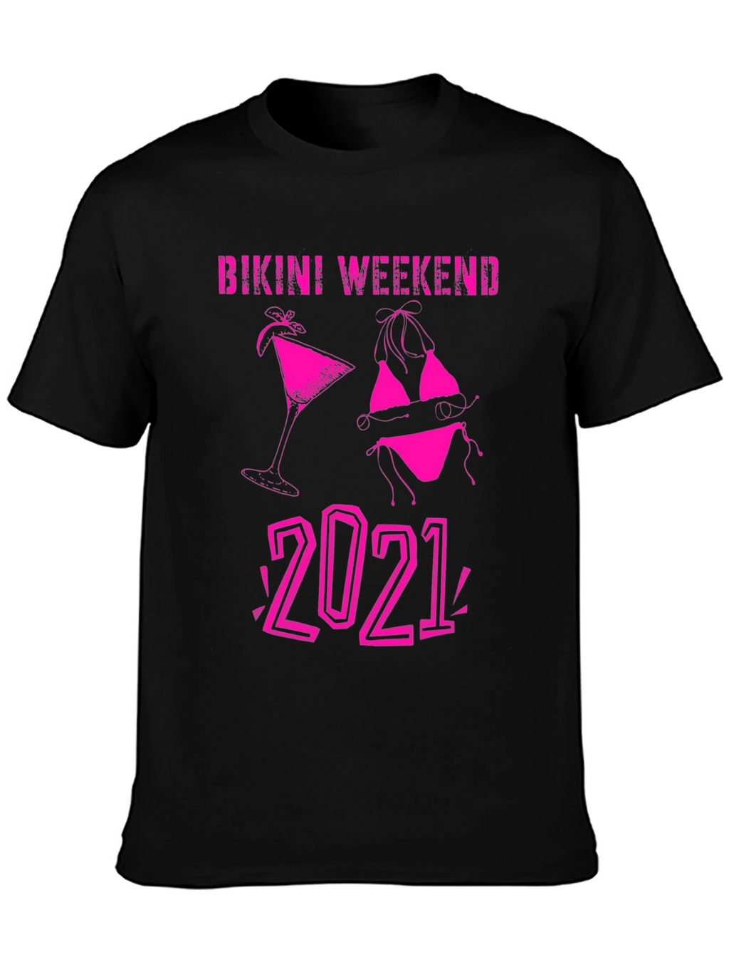 Bikini Weekend 2021 T-Shirt - Black