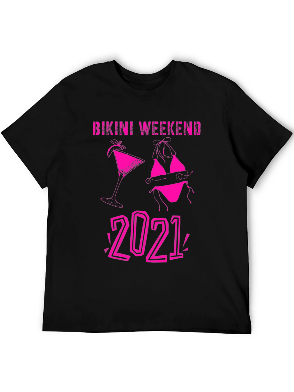 Bikini Weekend 2021 T-Shirt - Black