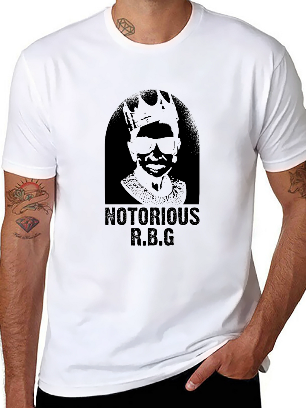 Notorious RBG T-Shirt - Black Graphic Tee