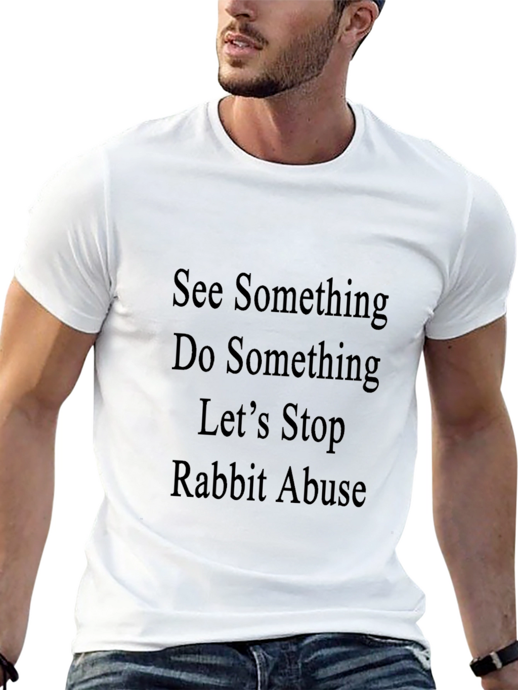 Rabbit Abuse Awareness T-Shirt