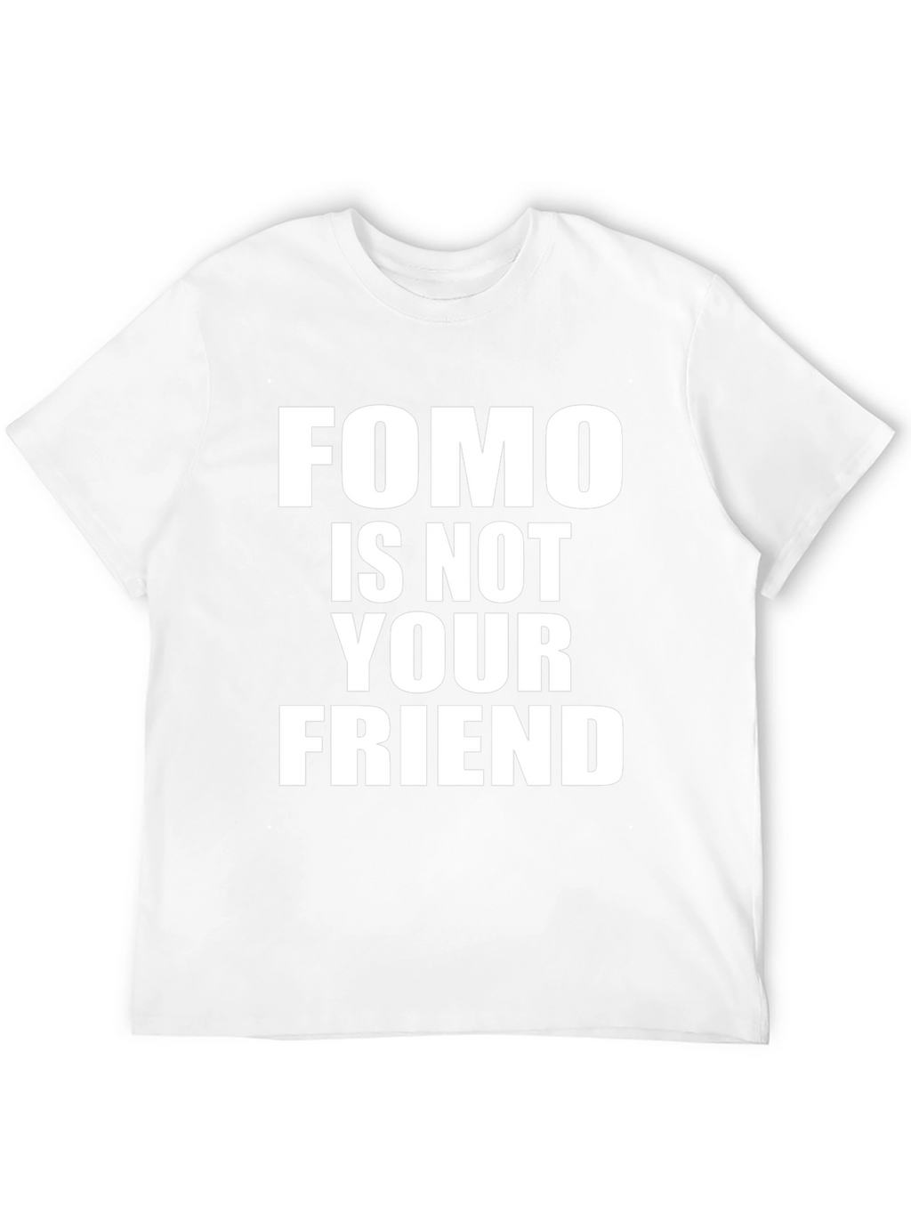 FOMO Is Not Your Friend Graphic T-Shirt - Black