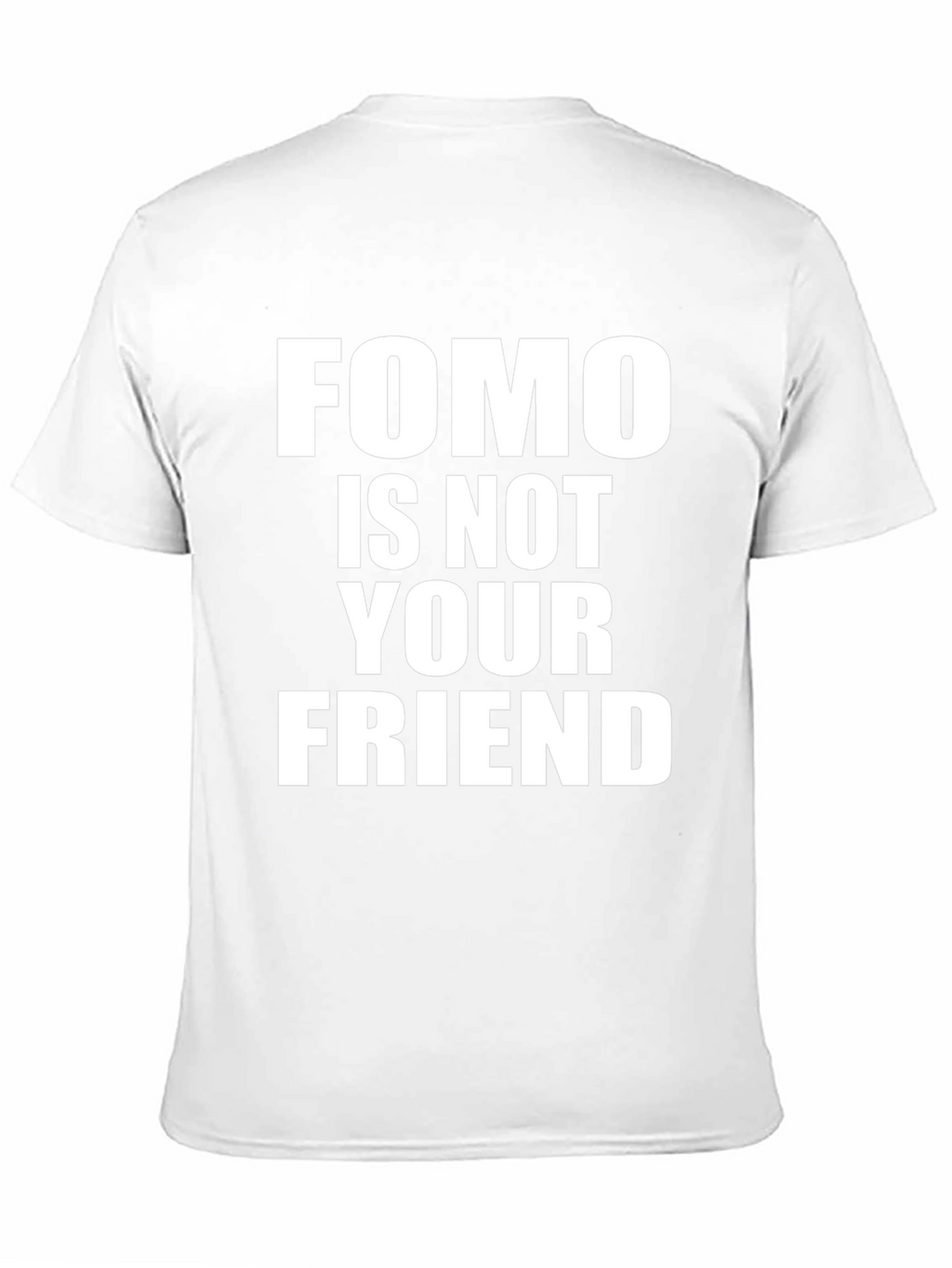 FOMO Is Not Your Friend Graphic T-Shirt - Black