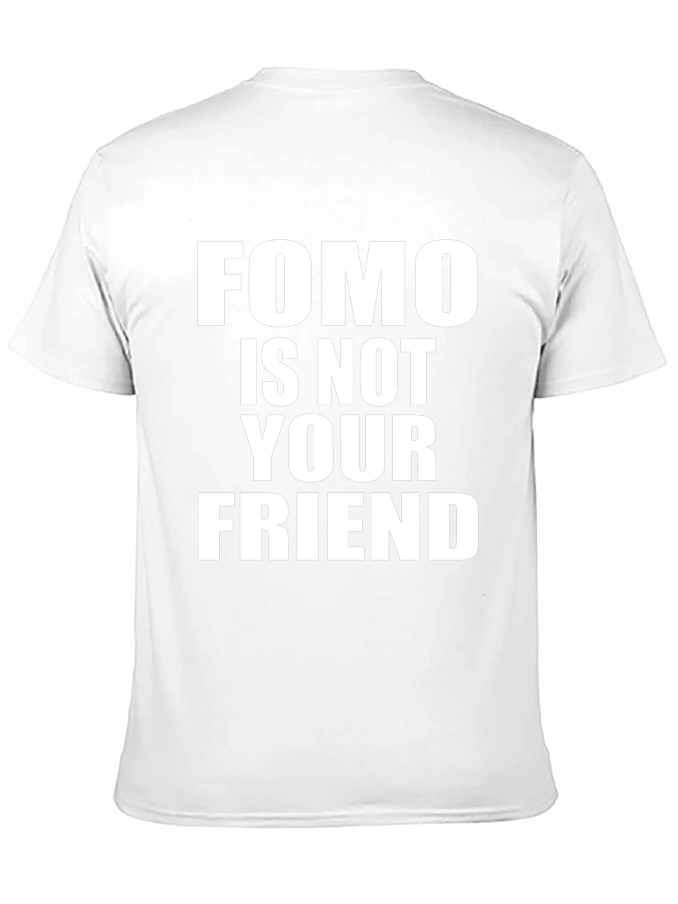 FOMO Is Not Your Friend Graphic T-Shirt - Black