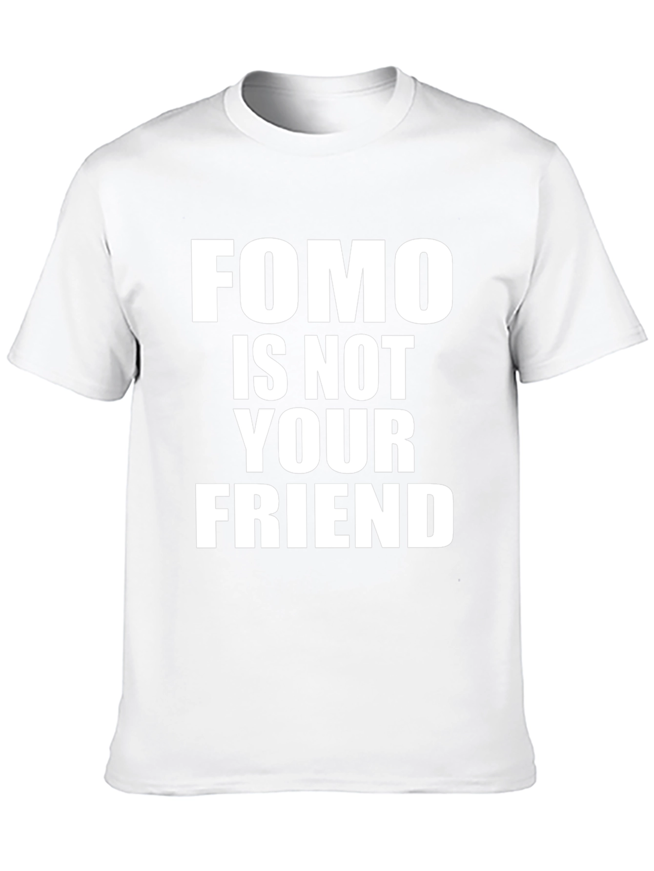 FOMO Is Not Your Friend Graphic T-Shirt - Black