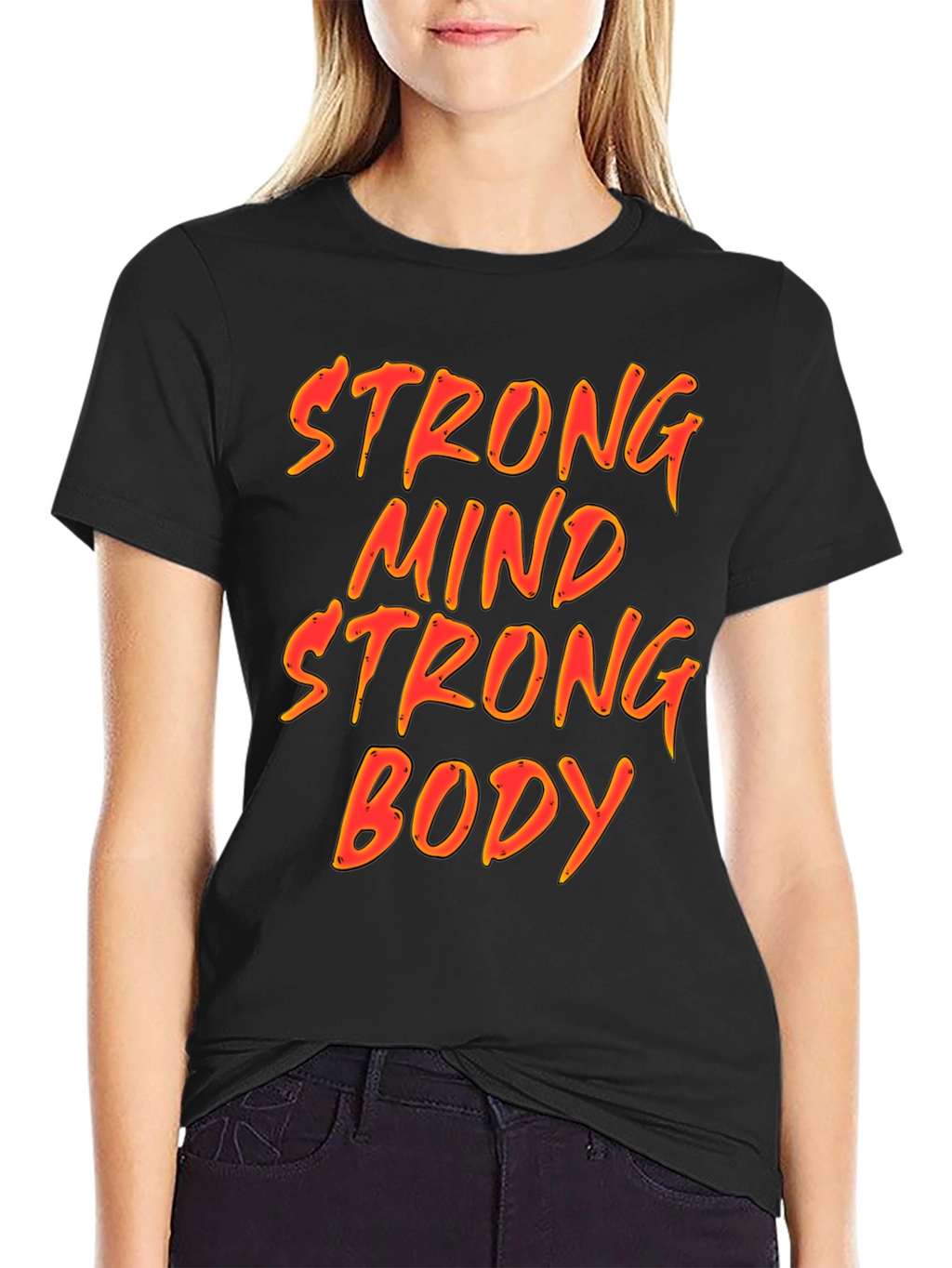 Strong Mind Strong Body Graphic T-Shirt