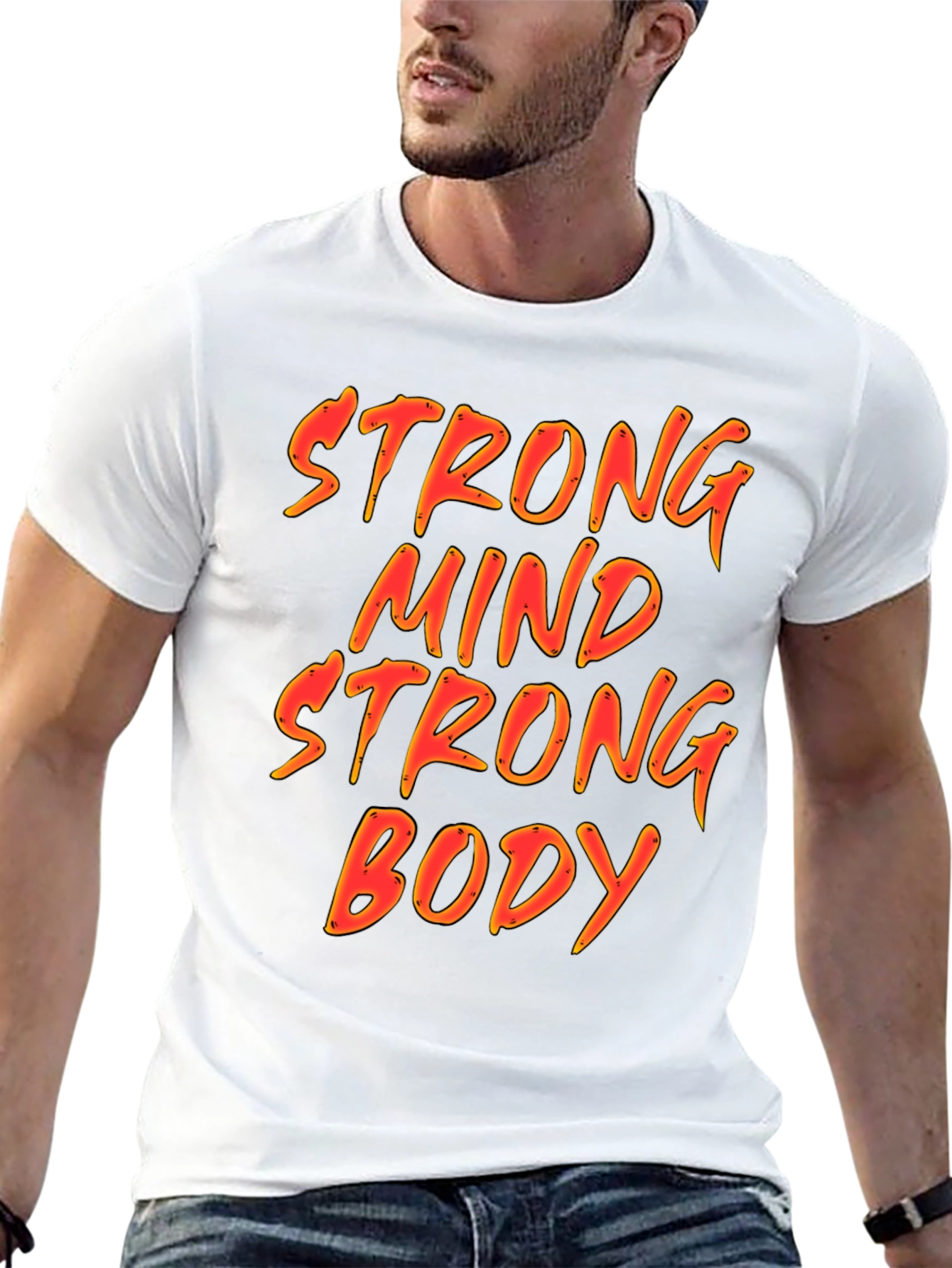Strong Mind Strong Body Graphic T-Shirt