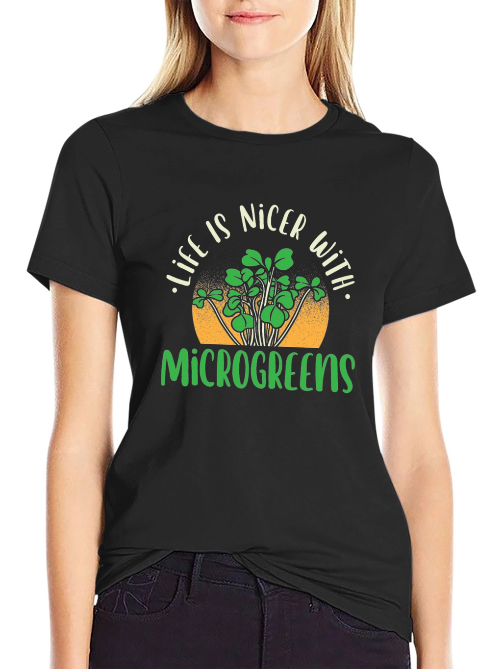 Microgreens T-Shirt - Life is Nicer With Microgreens
