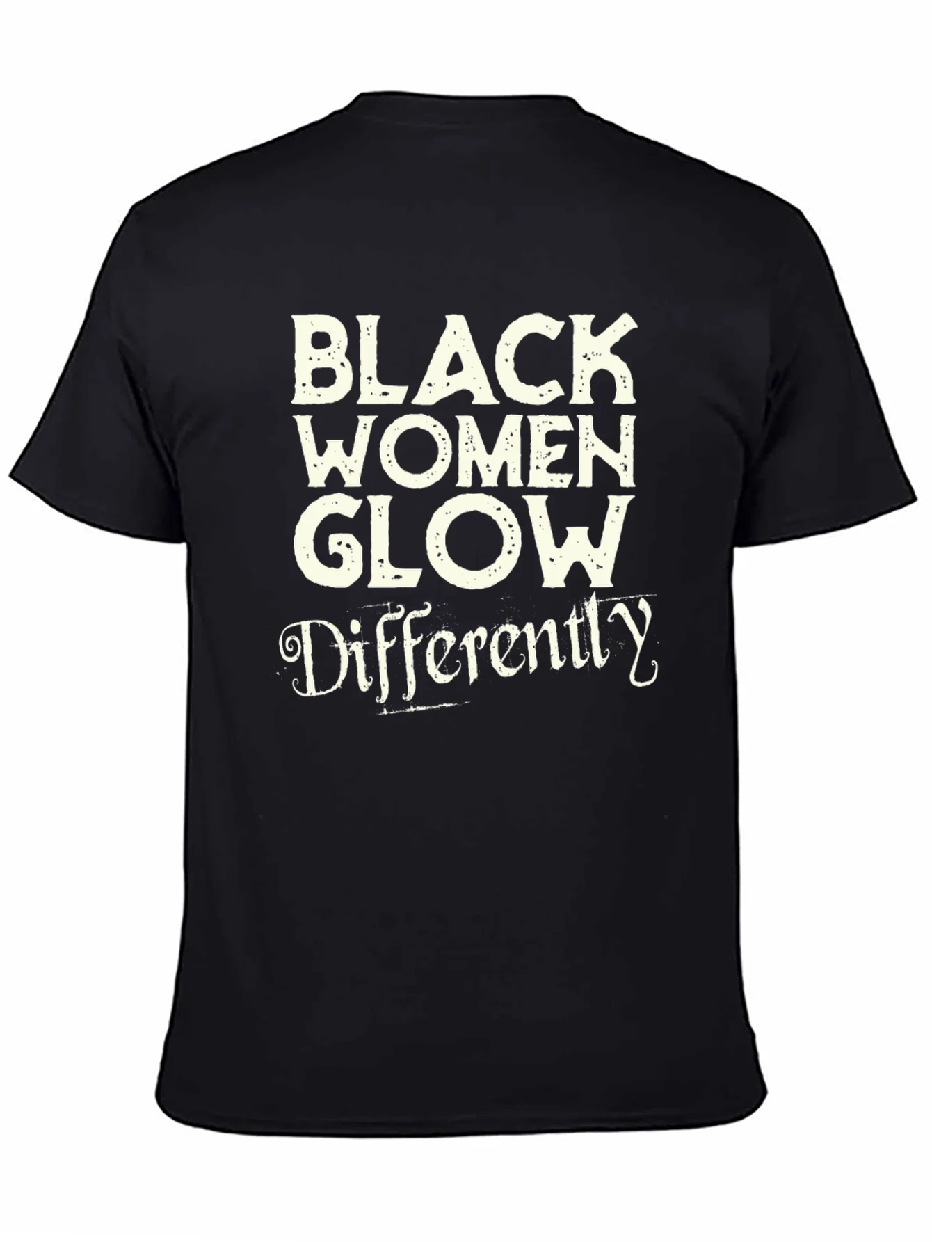 Black Women Glow Differently Graphic Tee