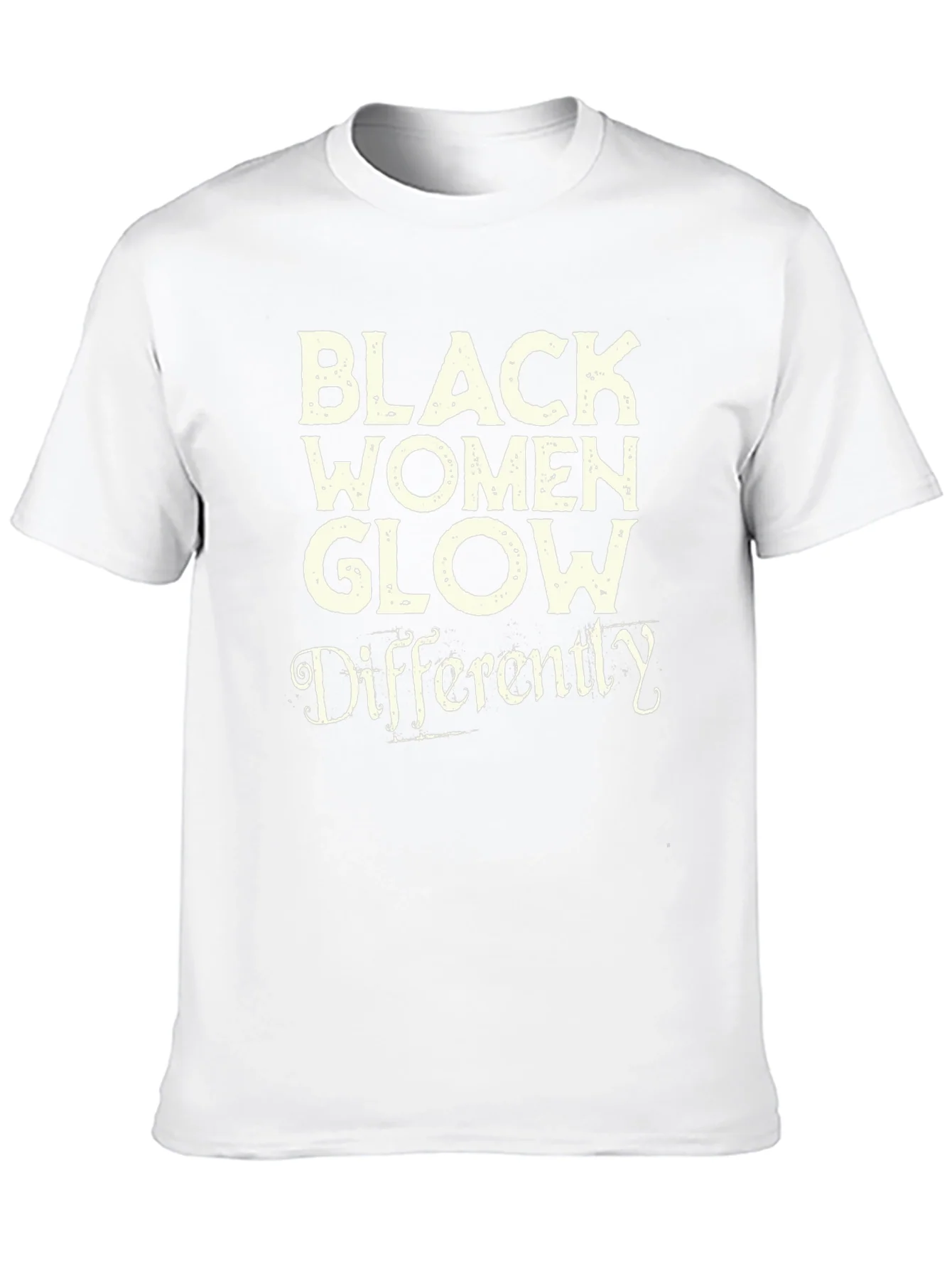 Black Women Glow Differently Graphic Tee