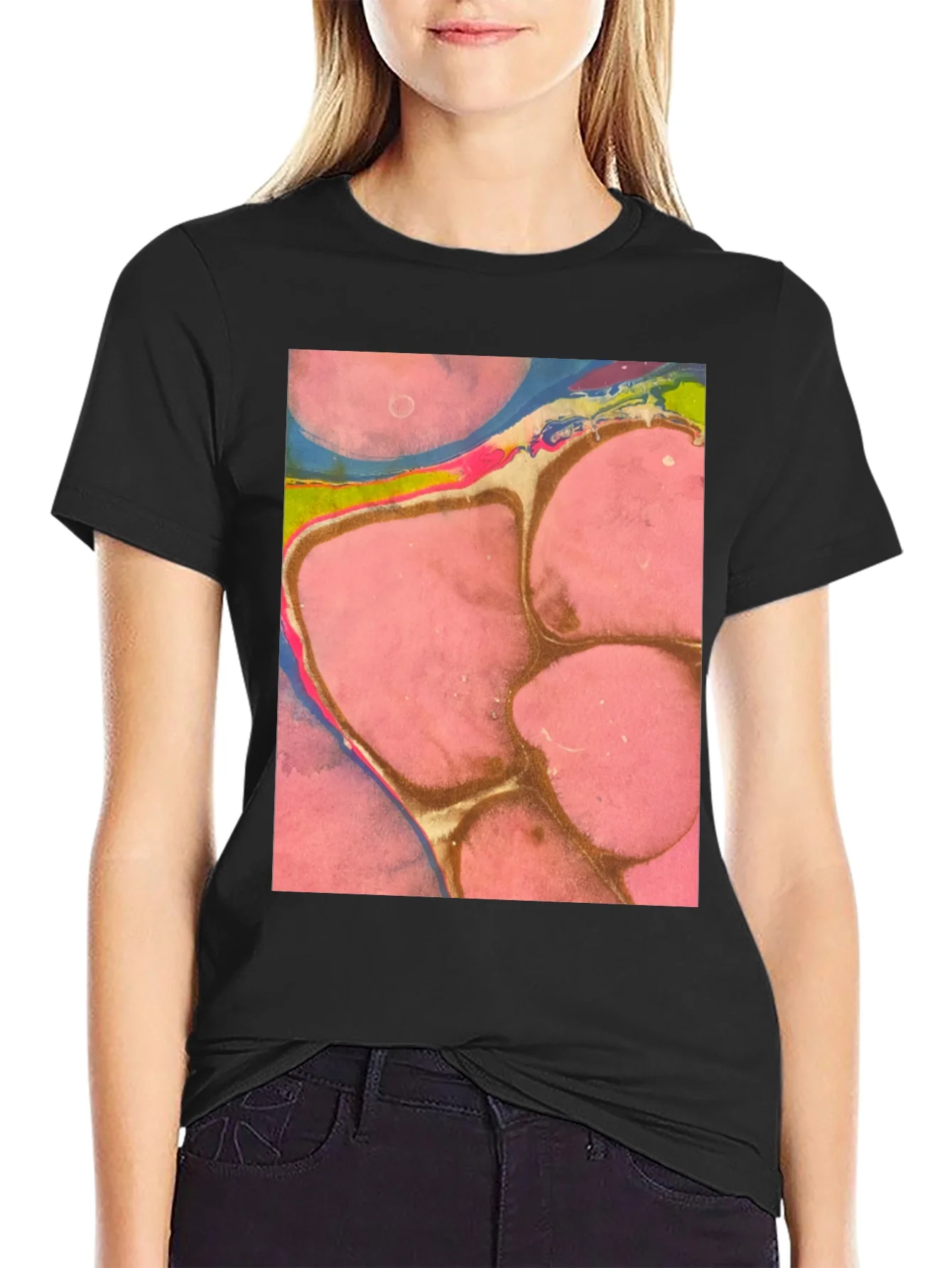 Abstract Art Print Tee - Unique Graphic T-Shirt