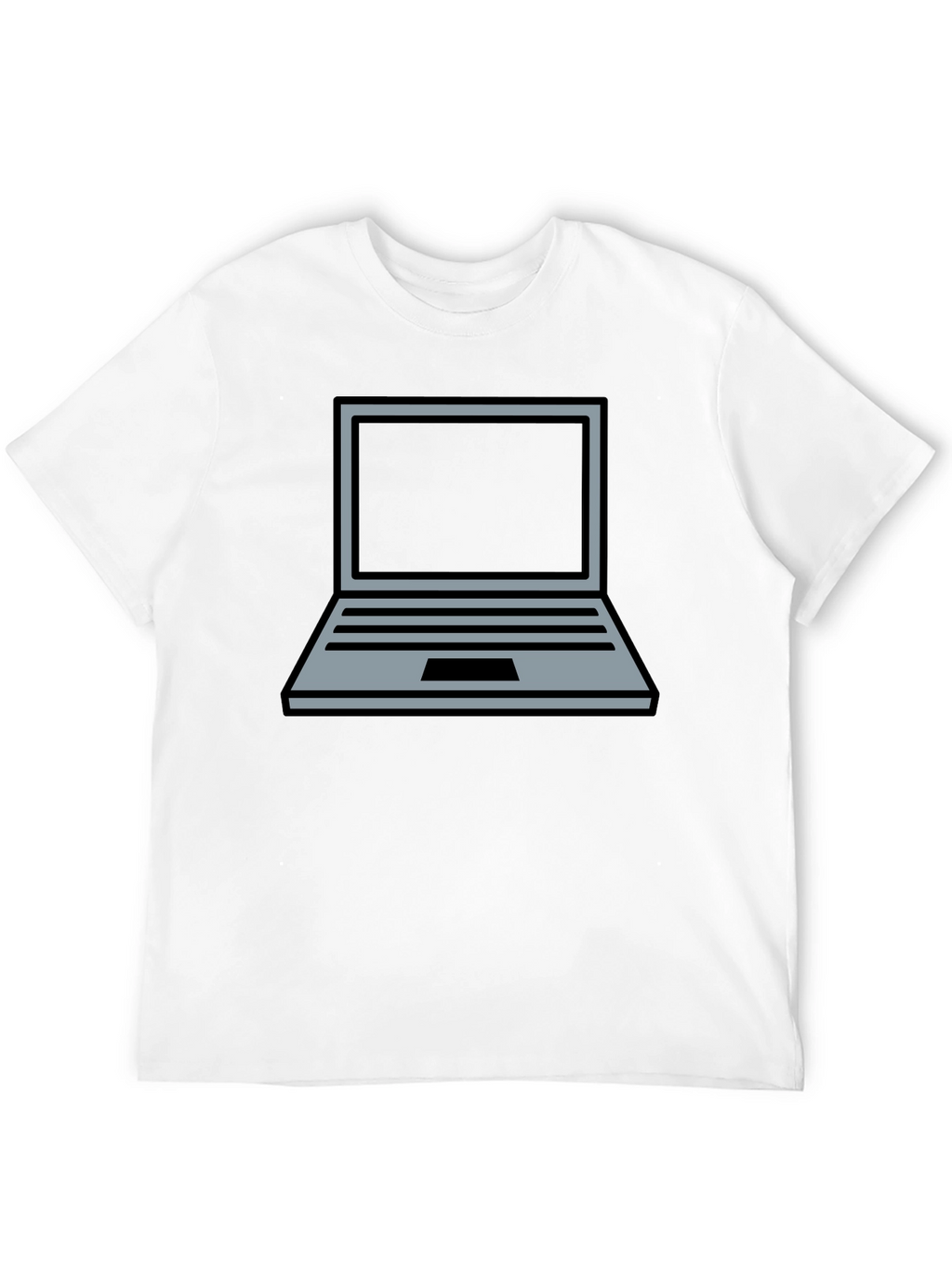 Laptop Graphic Tee - Geek Chic Comfort