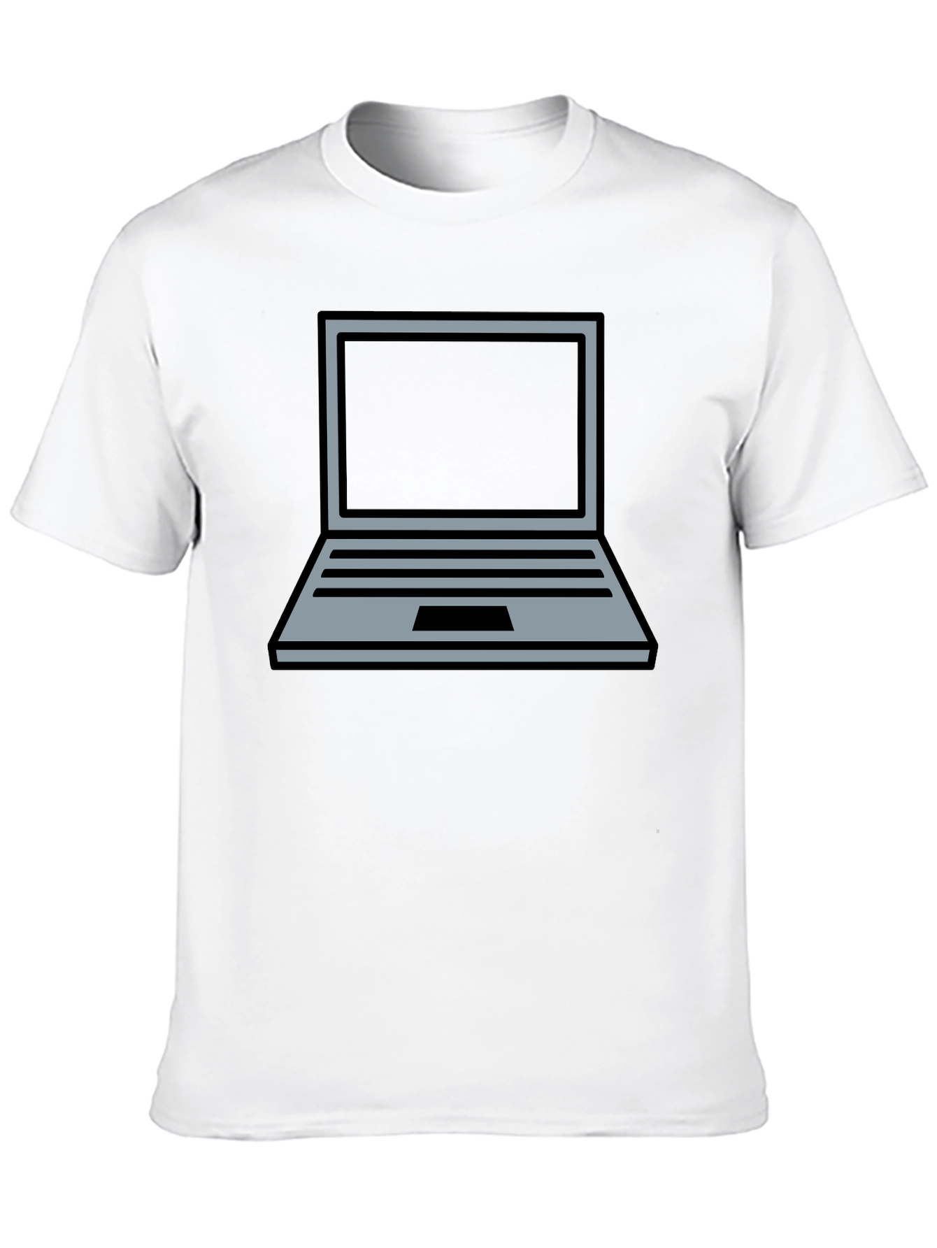 Laptop Graphic Tee - Geek Chic Comfort