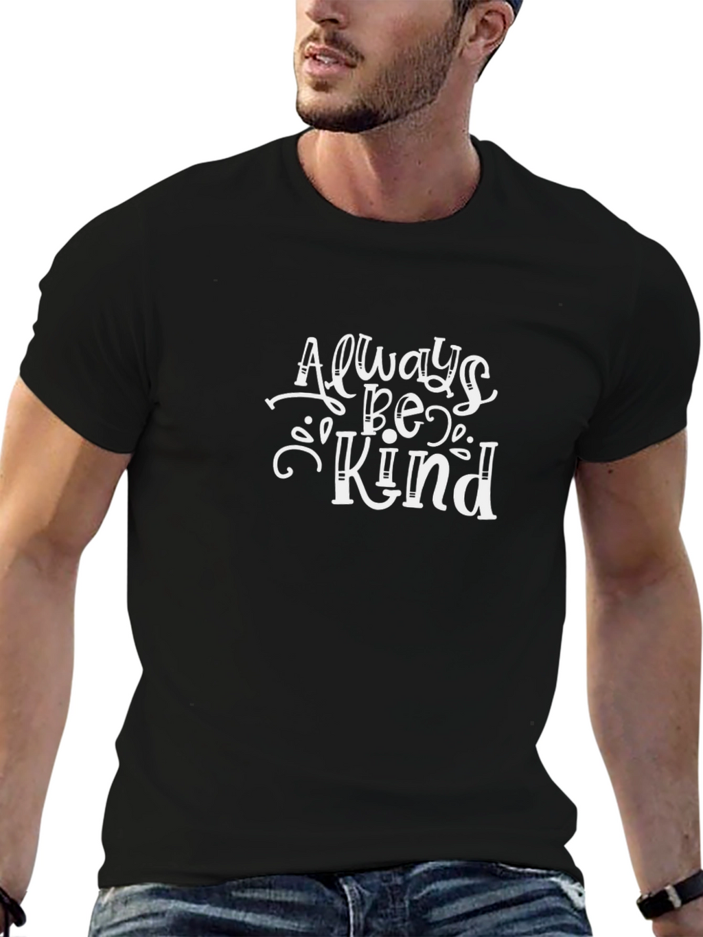 Always Be Kind Graphic Tee - Black Unisex T-Shirt