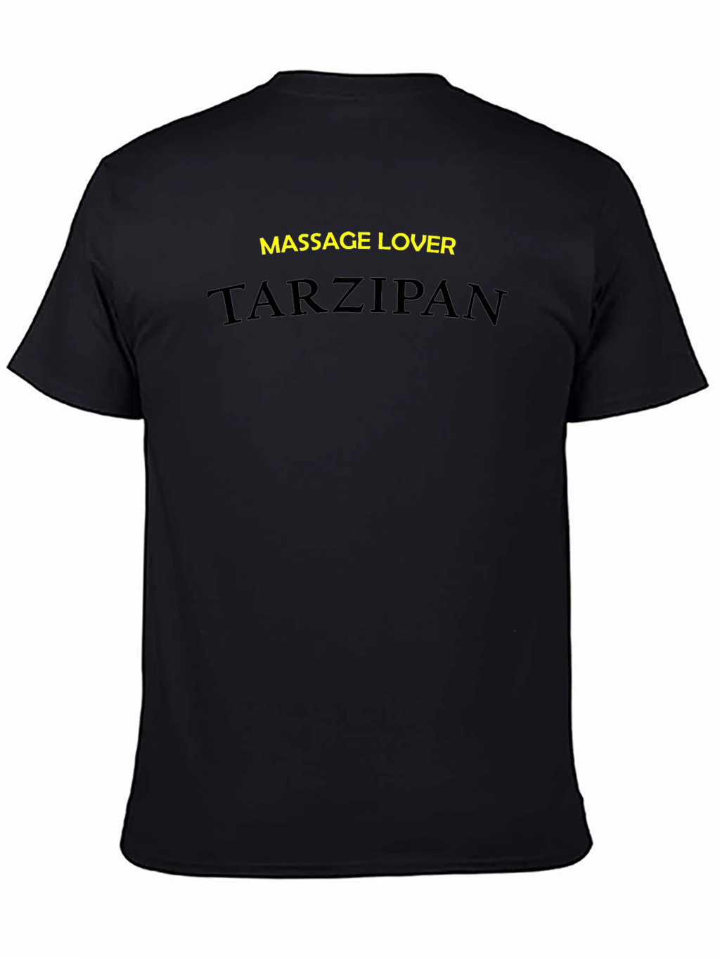 Massage Lover - Tarzipan Black Tee