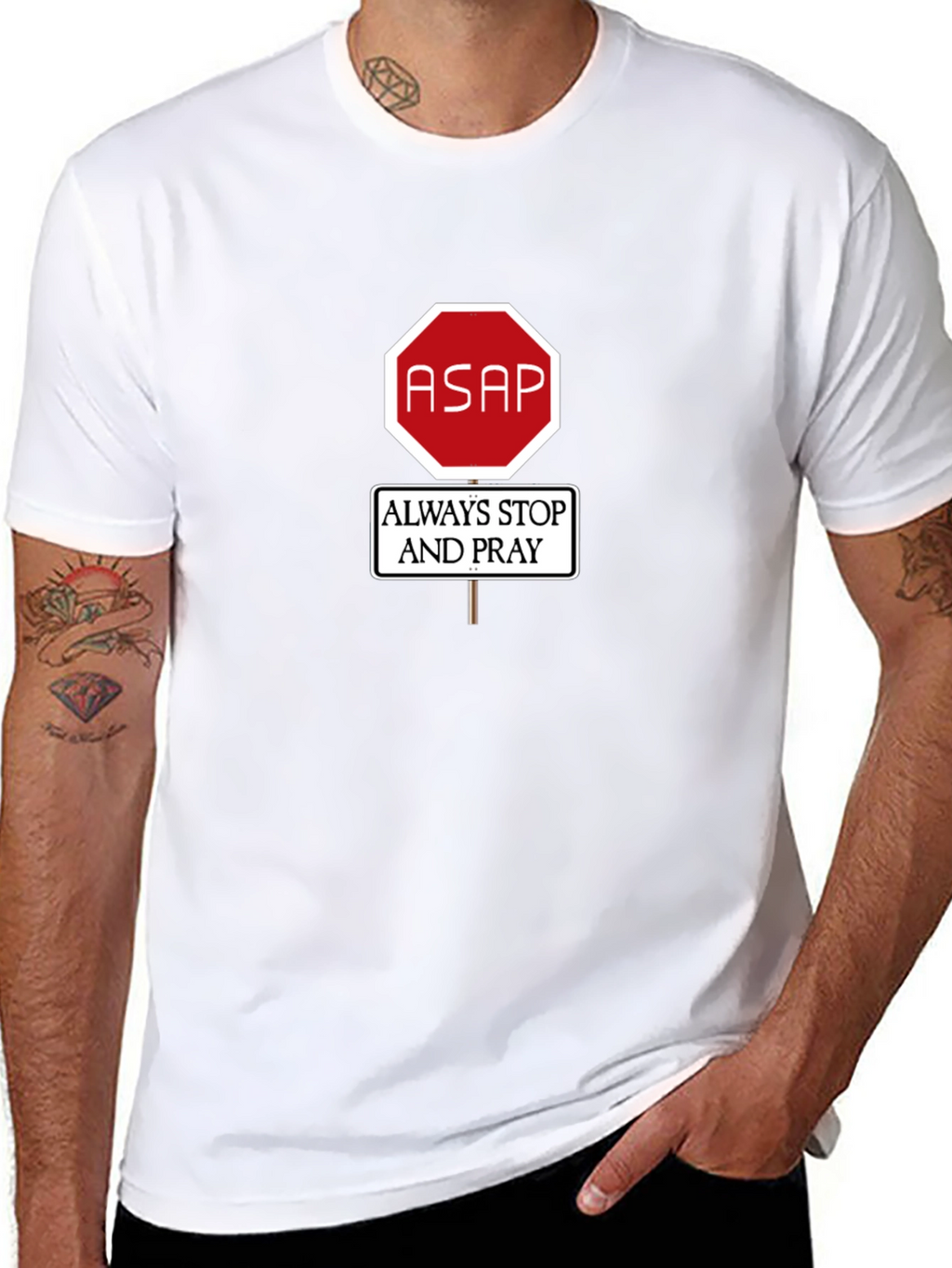 ASAP Always Stop & Pray Graphic Tee