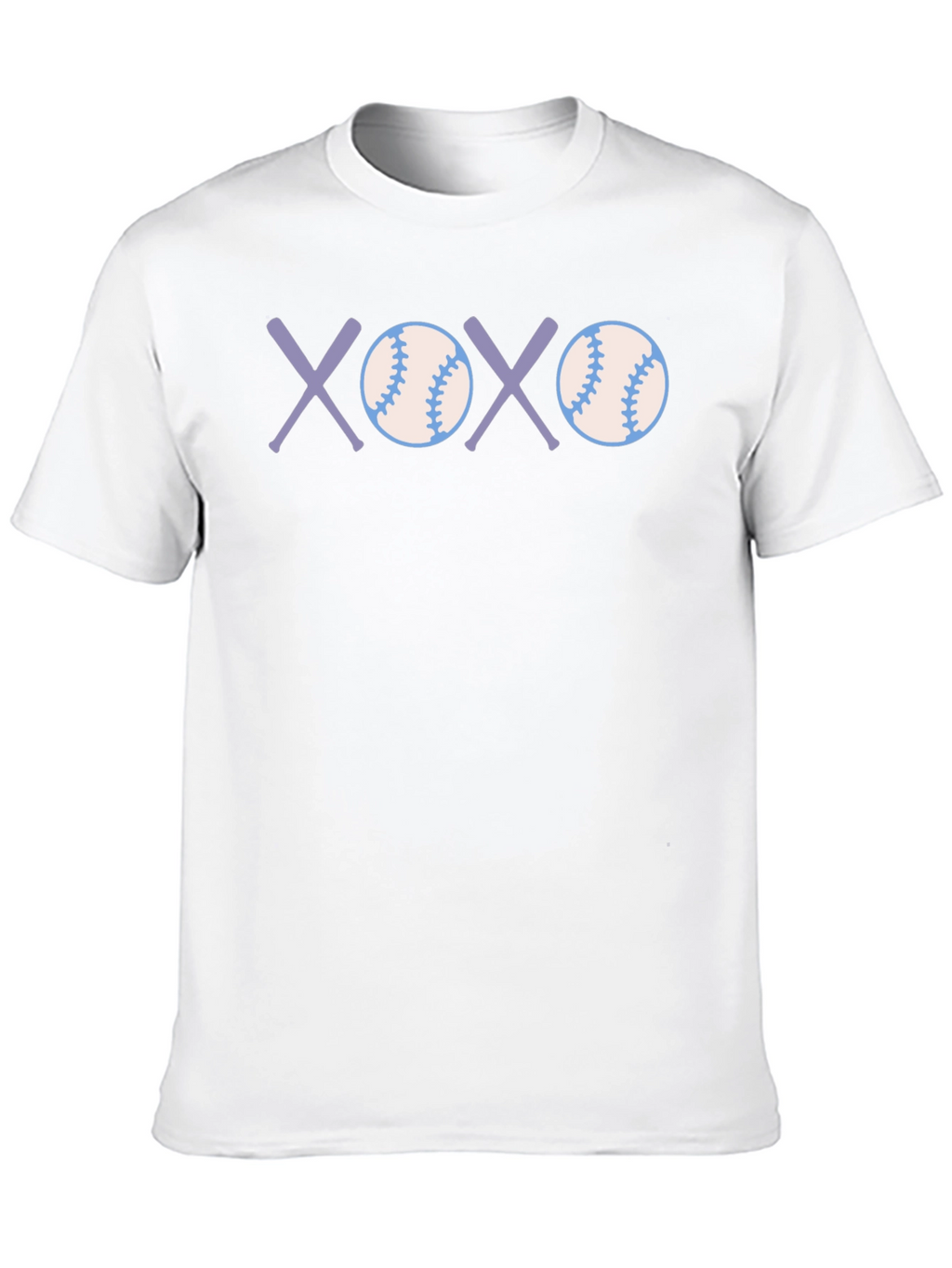 Baseball XOXO Graphic Tee - Soft Cotton Casual T-Shirt
